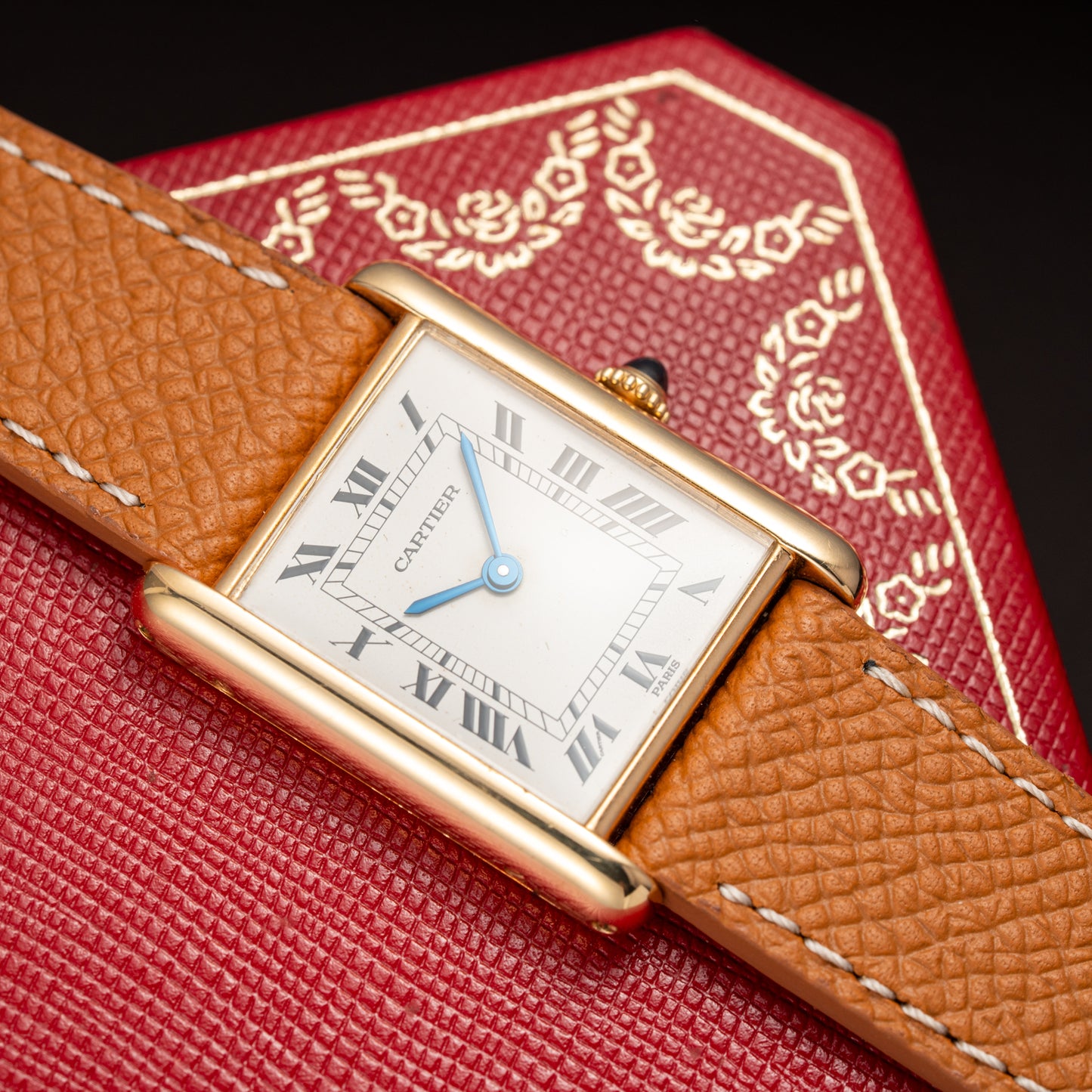 Cartier Tank Louis Paris Dial 18K Ref. 78086 from the 1970s