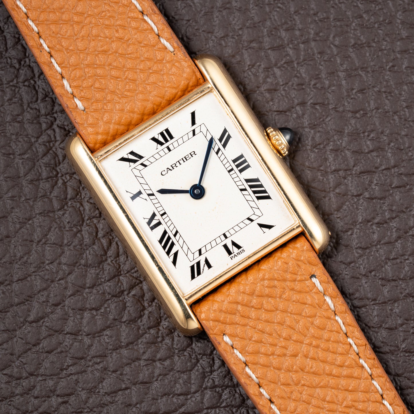 Cartier Tank Louis Paris Dial 18K Ref. 78086 from the 1970s