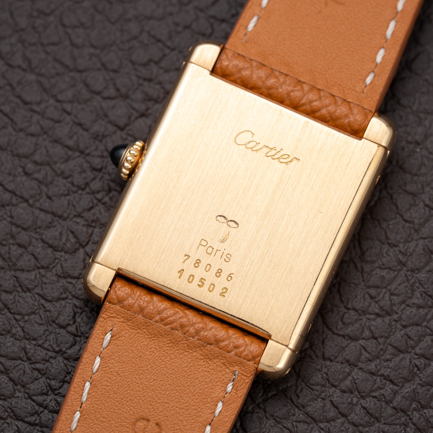 Cartier Tank Louis Paris Dial 18K Ref. 78086 from the 1970s