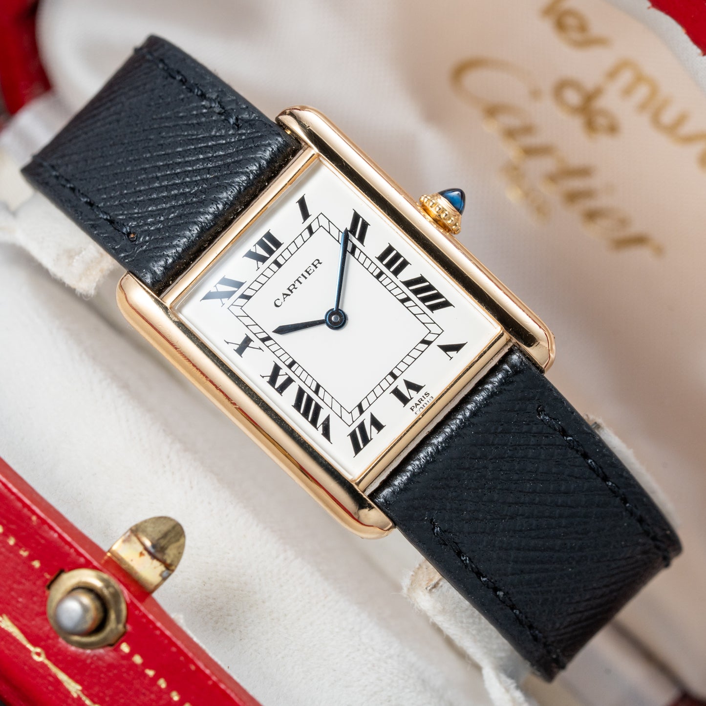 Cartier Tank Louis Paris Dial 18K Ref. 78086 from the 1980s