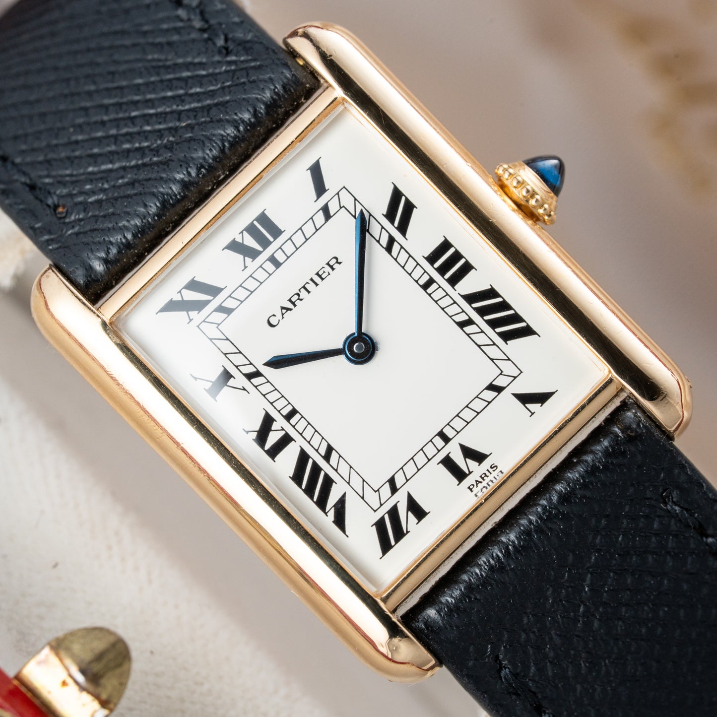 Cartier Tank Louis Paris Dial 18K Ref. 78086 from the 1980s