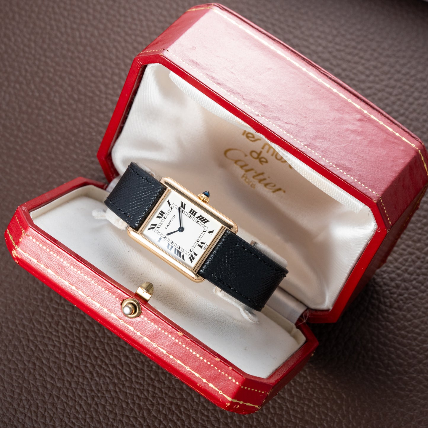 Cartier Tank Louis Paris Dial 18K Ref. 78086 from the 1980s