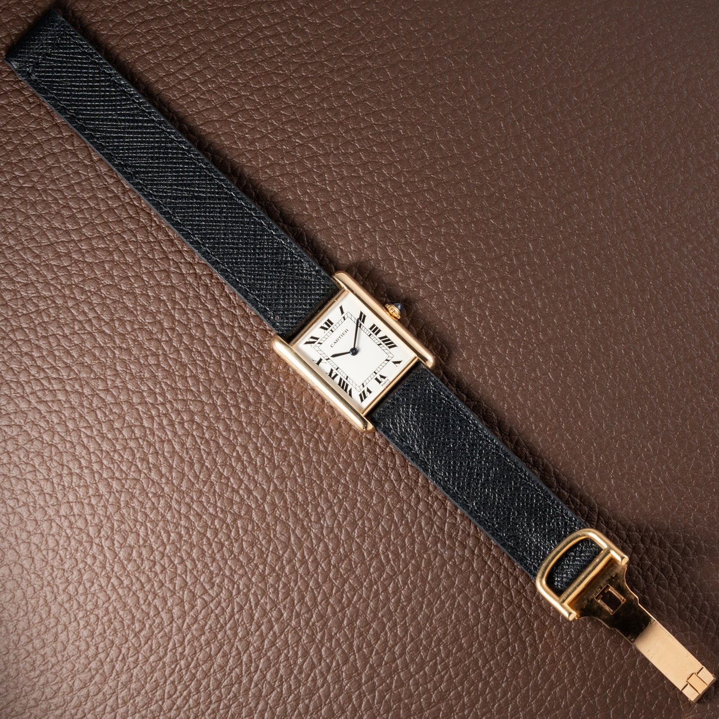Cartier Tank Louis Paris Dial 18K Ref. 78086 from the 1980s