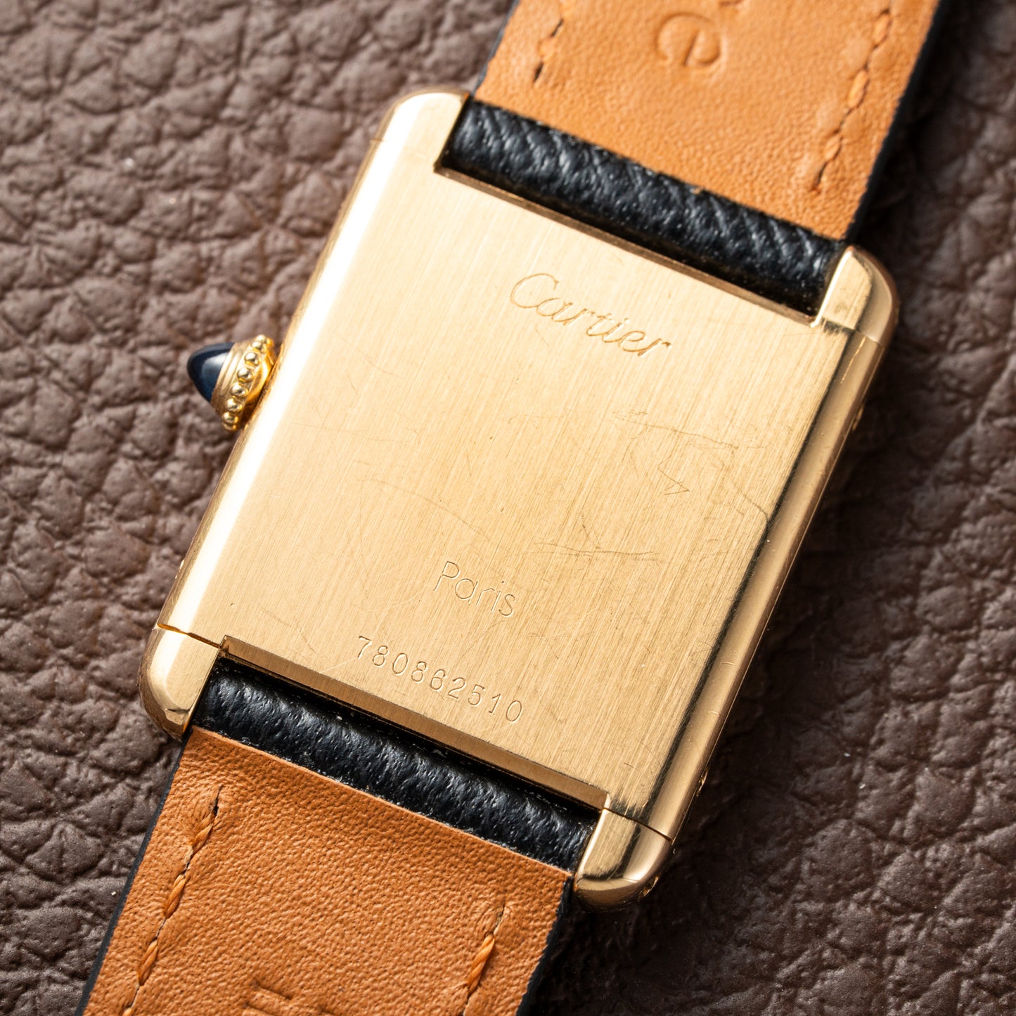 Cartier Tank Louis Paris Dial 18K Ref. 78086 from the 1980s