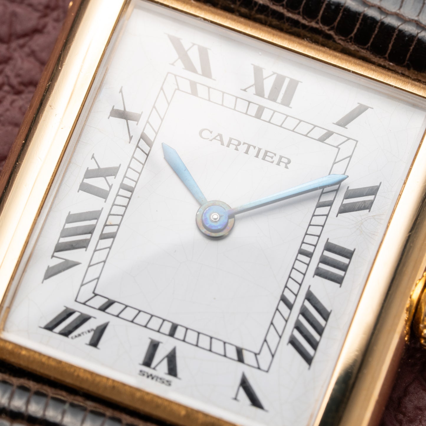 Cartier Tank Louis Extra Plate Frederic Piguet 21 Yellow Gold Reference 96065