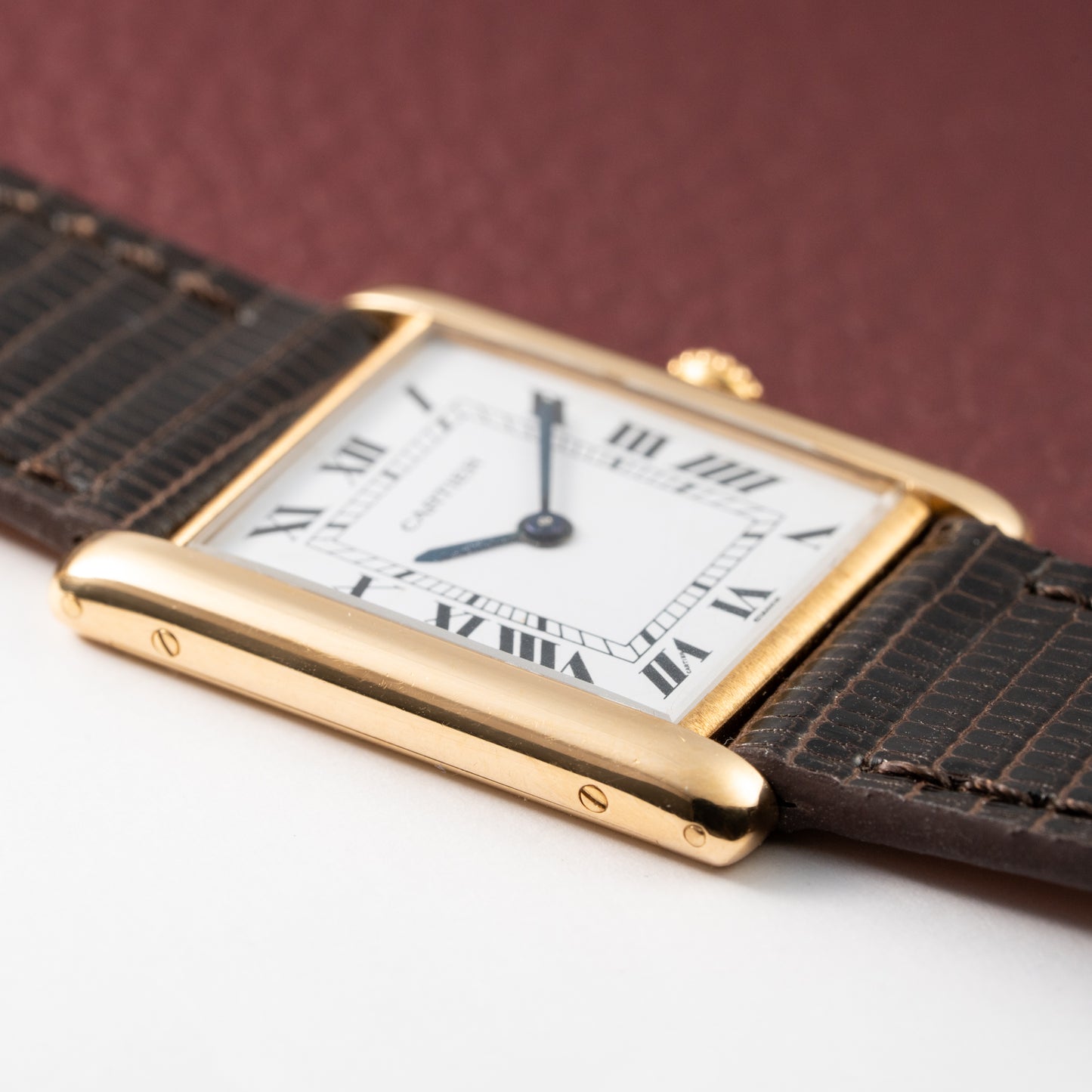 Cartier Tank Louis Extra Plate Frederic Piguet 21 Yellow Gold Reference 96065