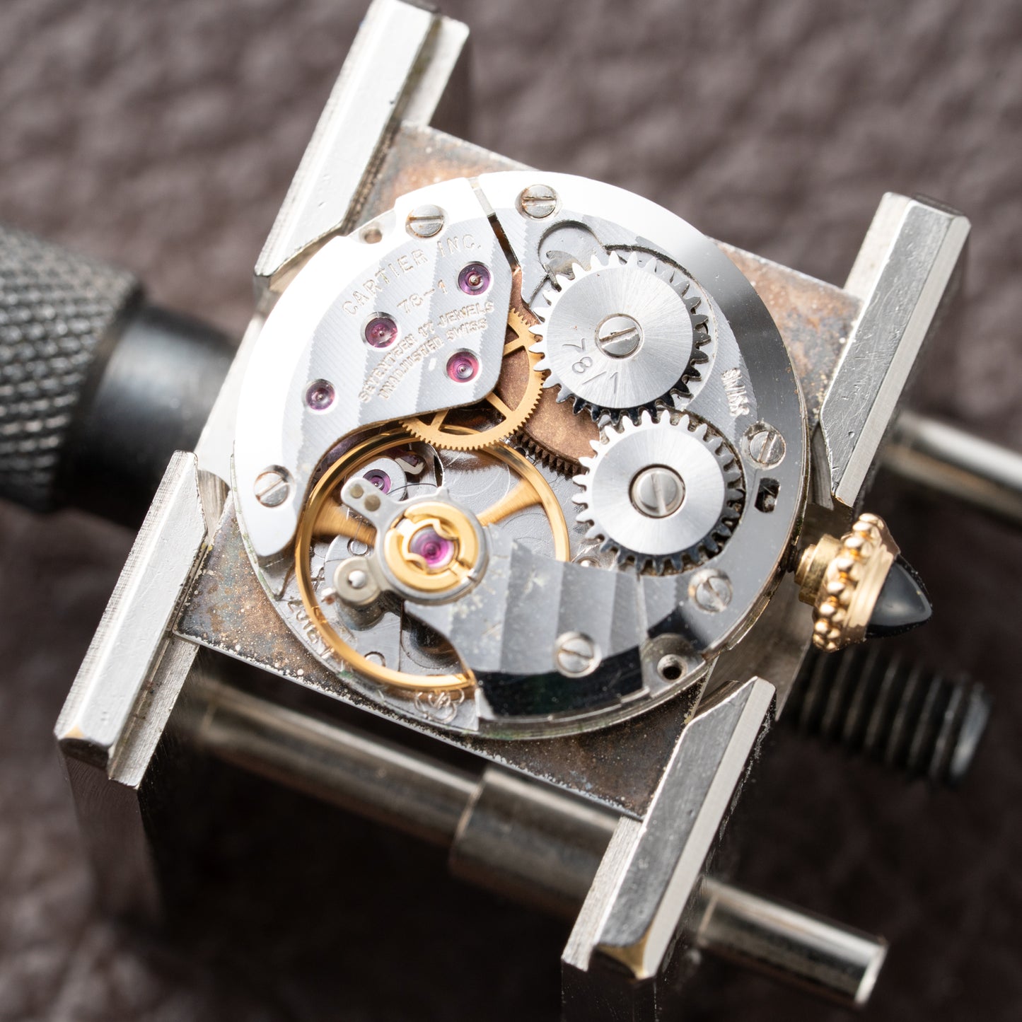 Cartier Tank Louis Paris Dial 18K Gold Pre-CPCP Ref. 878087 from 1990s
