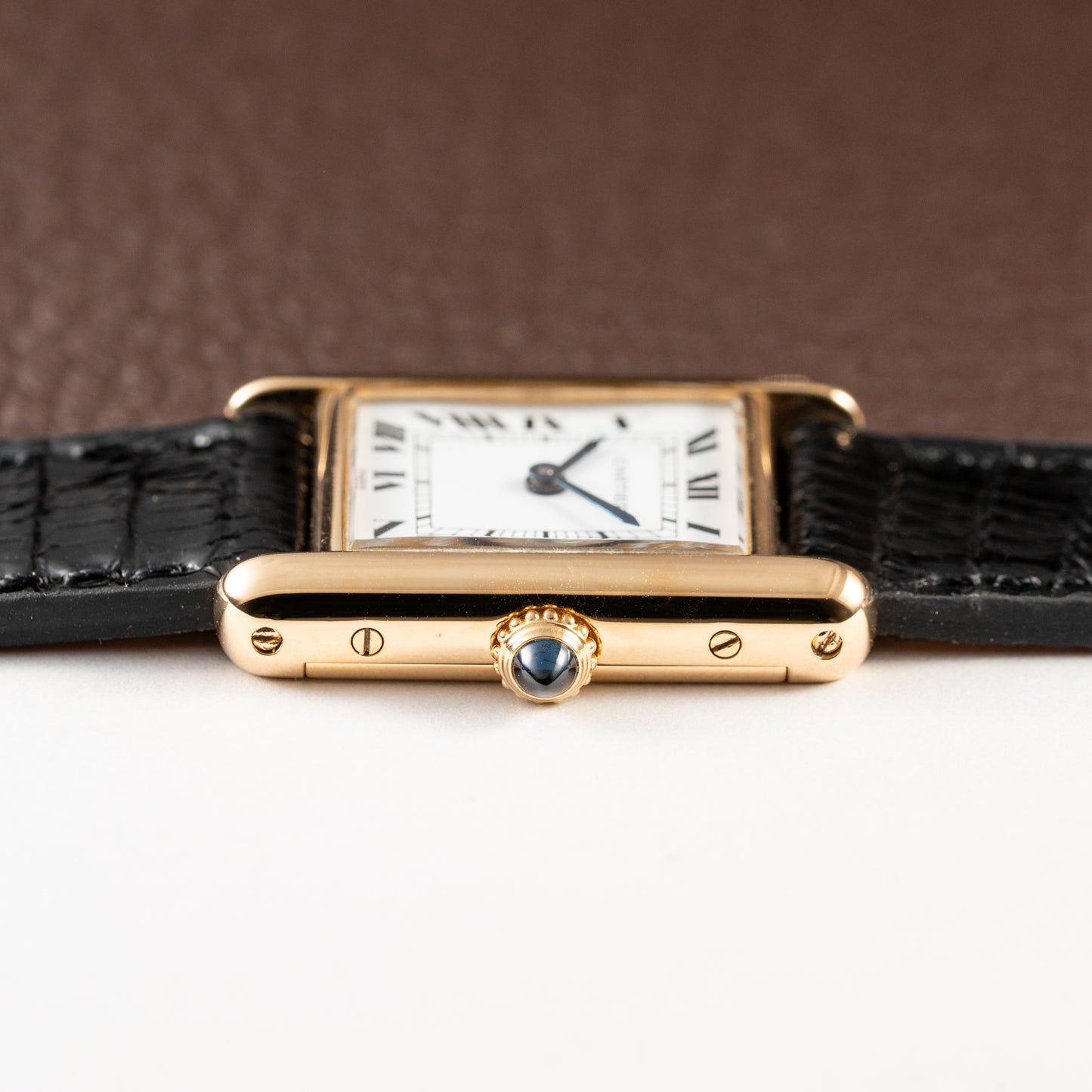 Cartier Tank Louis Paris Dial 18K Gold Pre-CPCP Ref. 878087 from 1990s