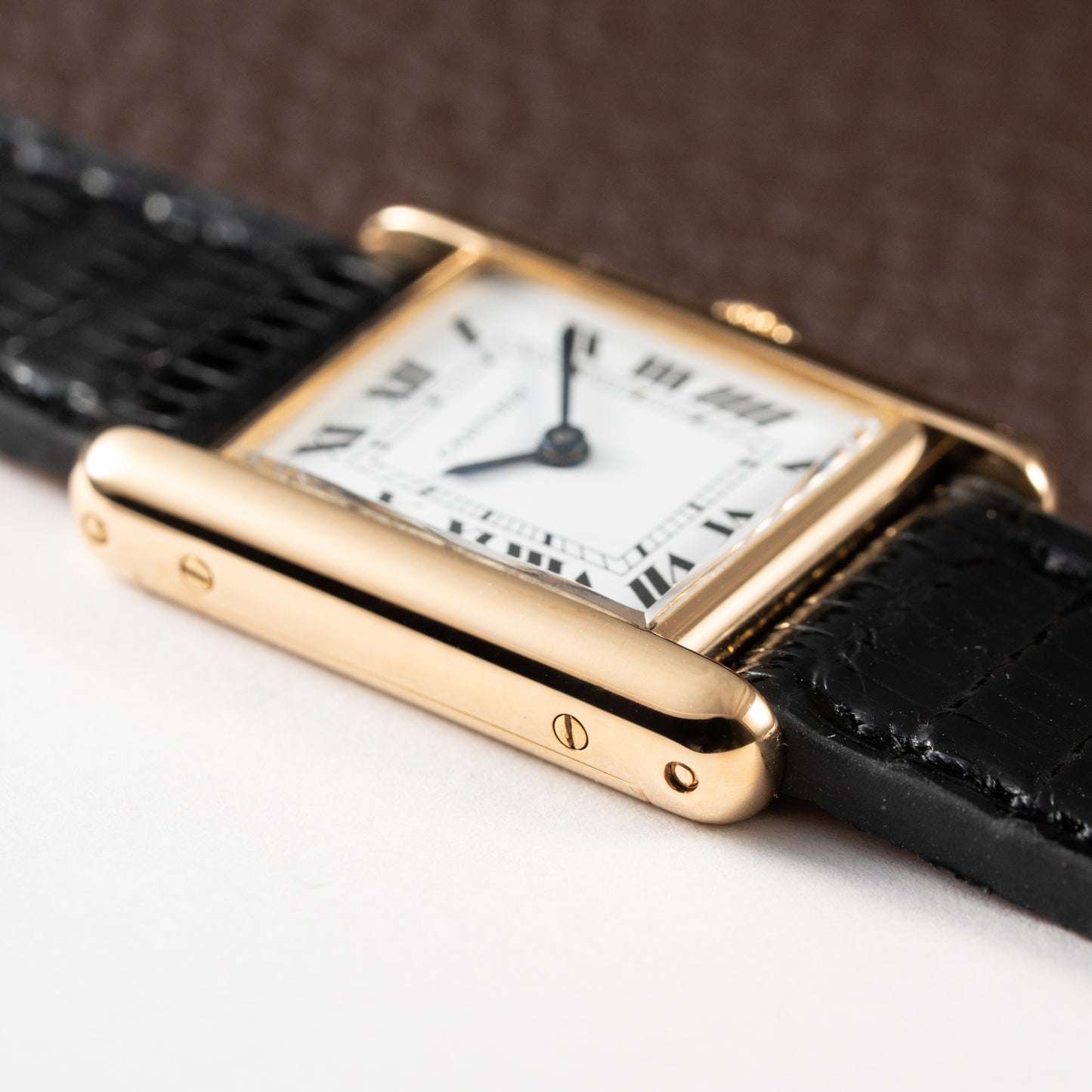Cartier Tank Louis Paris Dial 18K Gold Pre-CPCP Ref. 878087 from 1990s