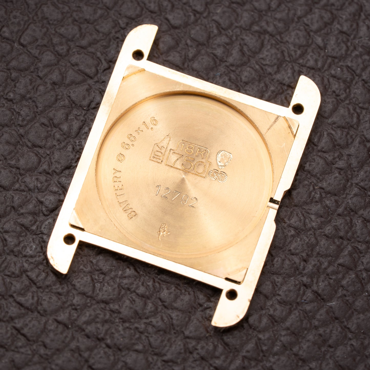 Cartier Tank Louis Factory Diamond Set 18K Yellow Gold Ref 1151 from 1990s