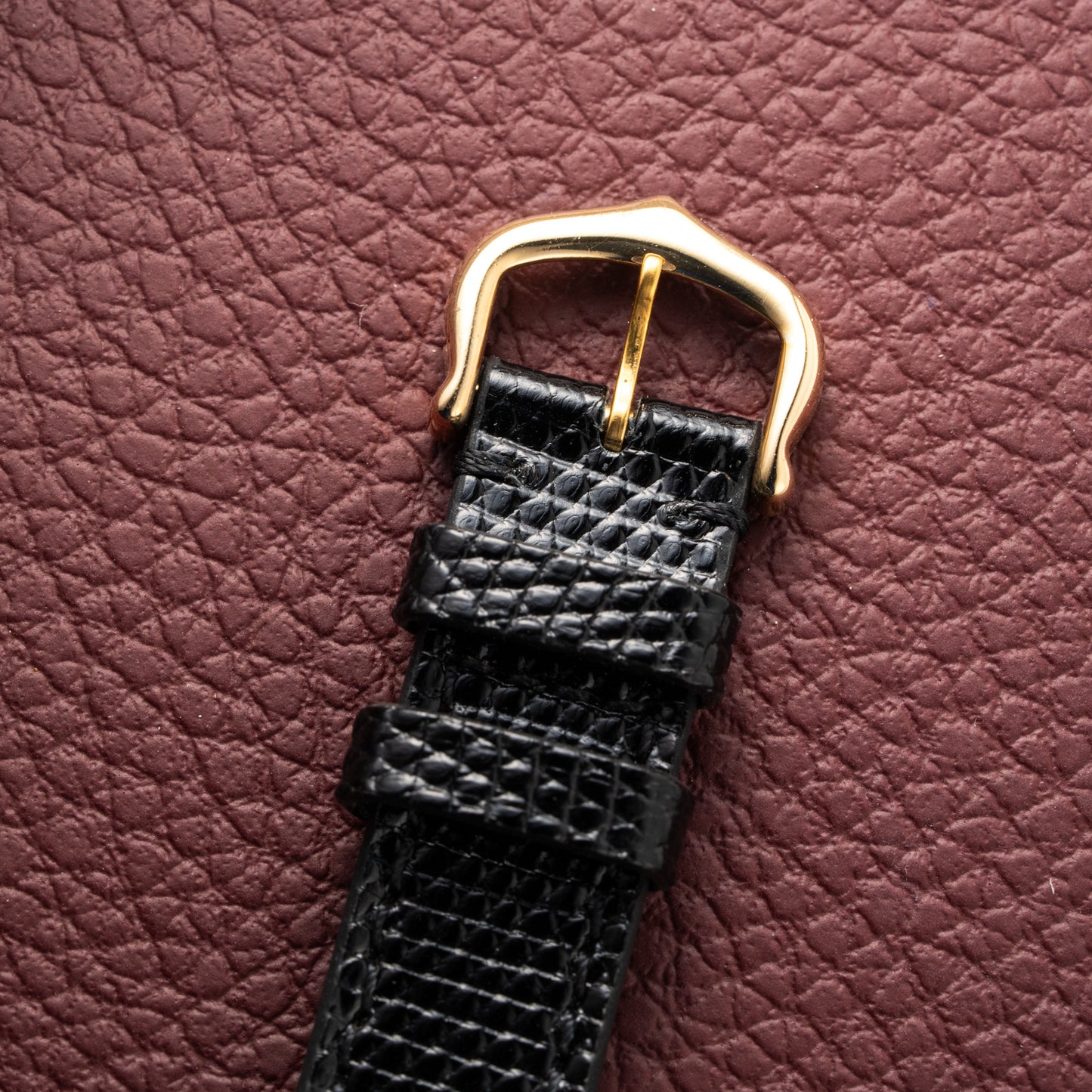 Cartier Tank Louis Paris Dial 18K Yellow Gold PM Ref 78087 from 1980s
