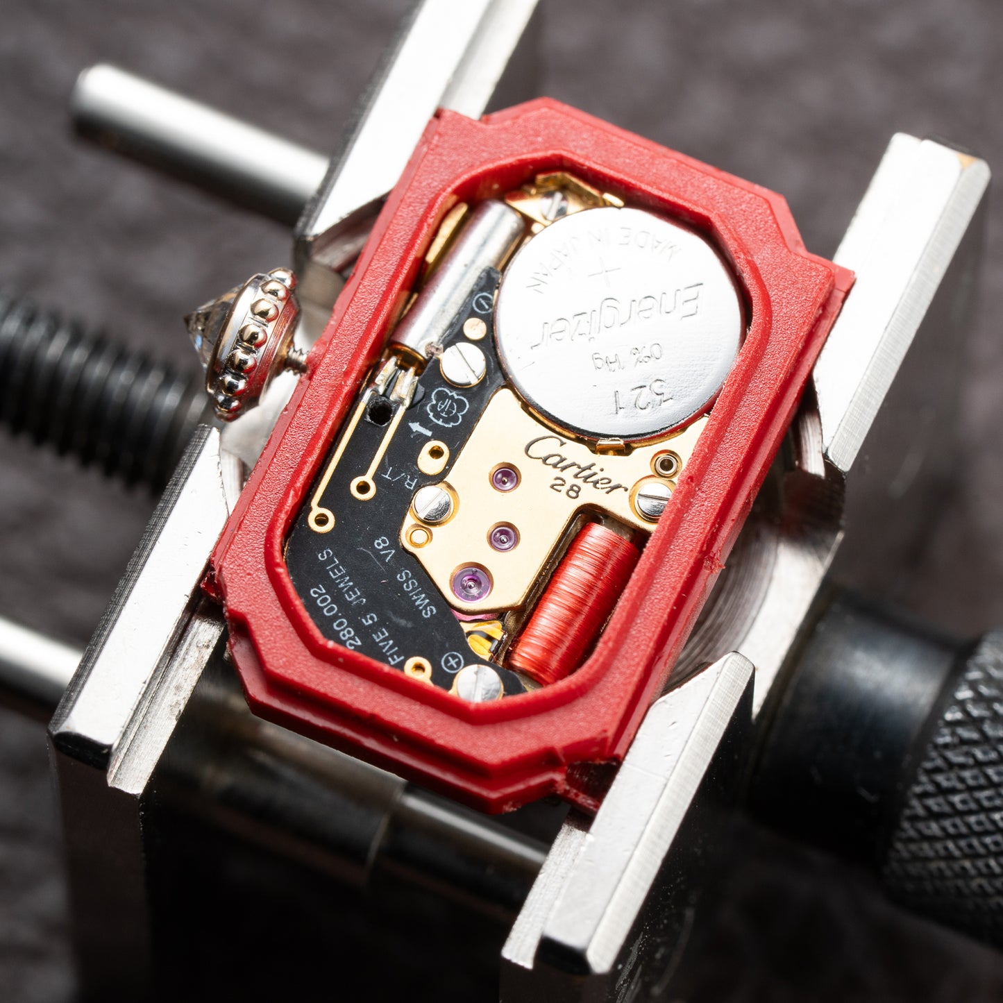 Cartier Tank Mini Allongée Factory Diamond Set Full Set 18k Yellow Gold Ref. 828004 from 1994