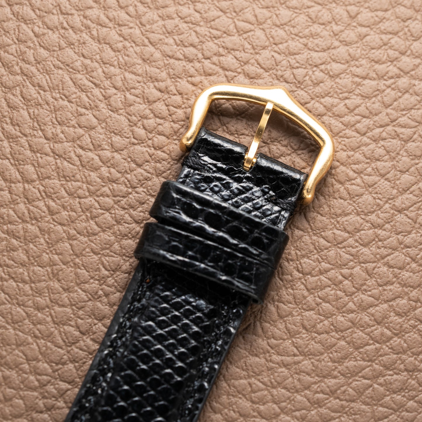 Cartier Tank Must de Vermeil Black Onyx Dial GM Ref 681006 1990s