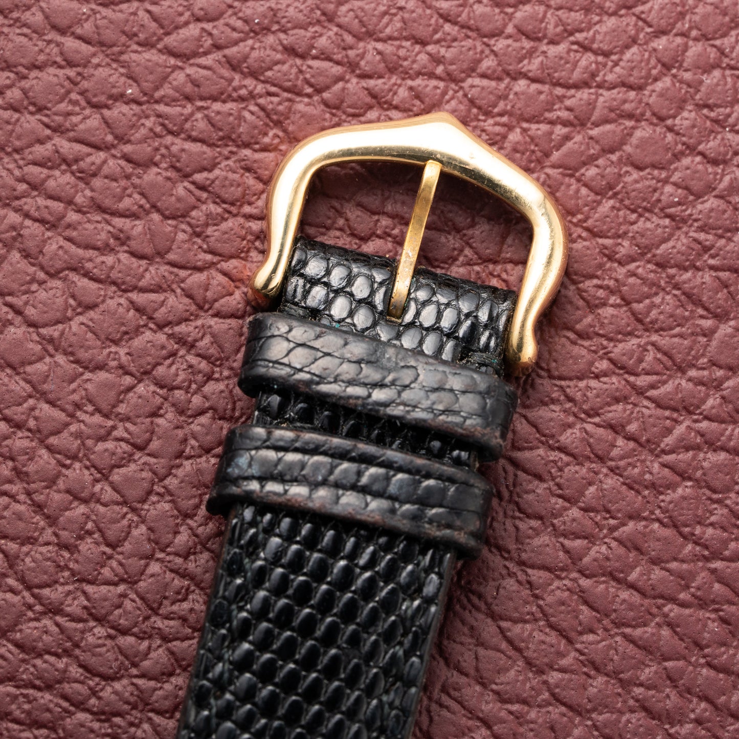 Cartier Tank Must de Black Roman Dial Vermeil PM 1980s