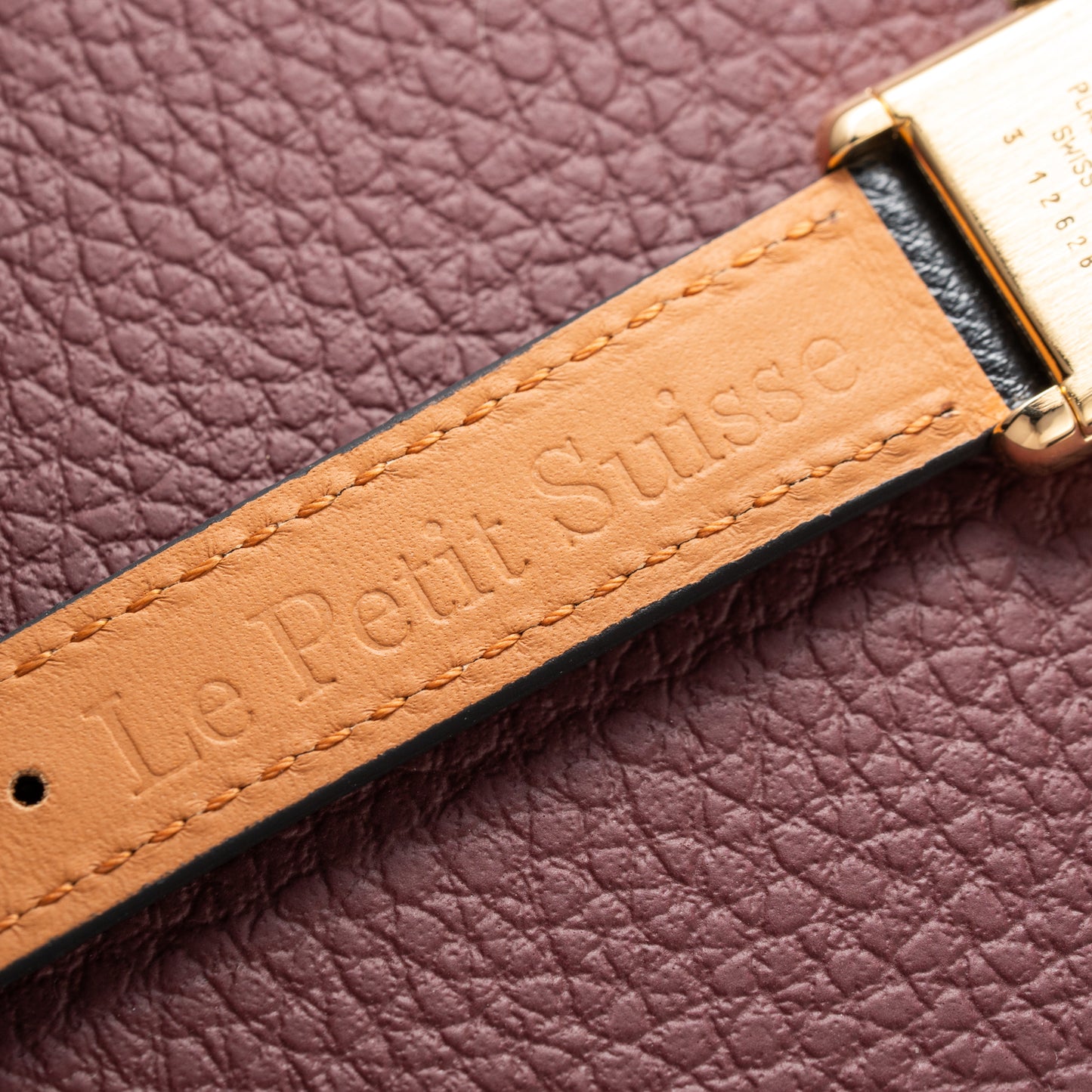 Cartier Tank Vermeil Black Roman Dial PM 1980s