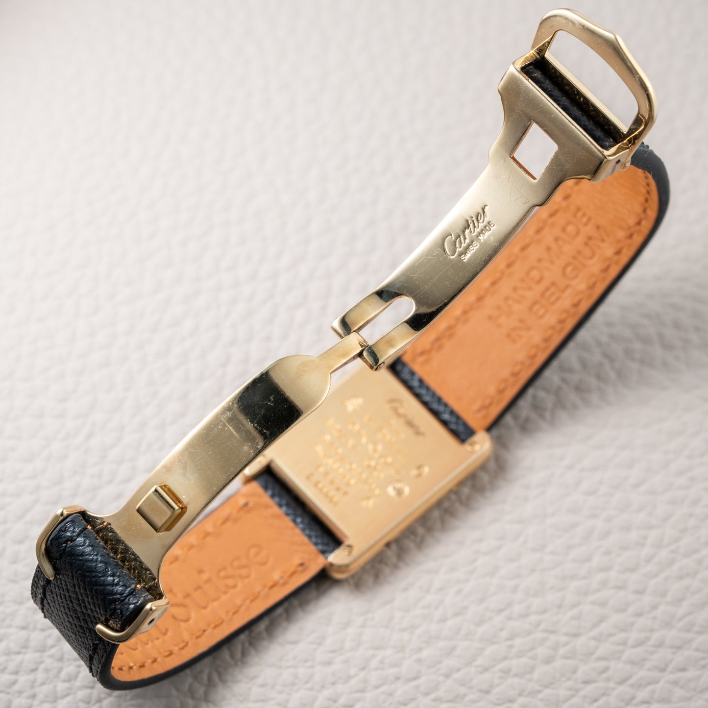 Cartier Tank Must de Vermeil Black Spider Dial Reference 3 66001 from 1980s