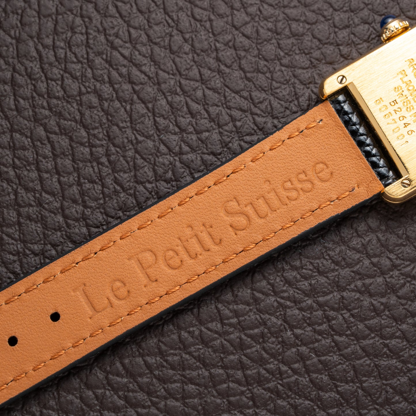Cartier Tank Must de Lemon Roman Dial PM Vermeil Reference 5057001