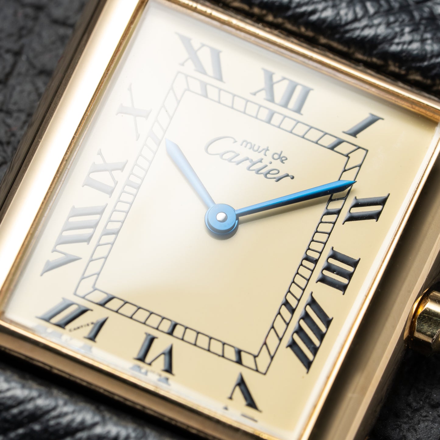 Cartier Must de Tank Vermeil Lemon Roman Dial Reference 6 81006 CARTIER SERVICED 2025