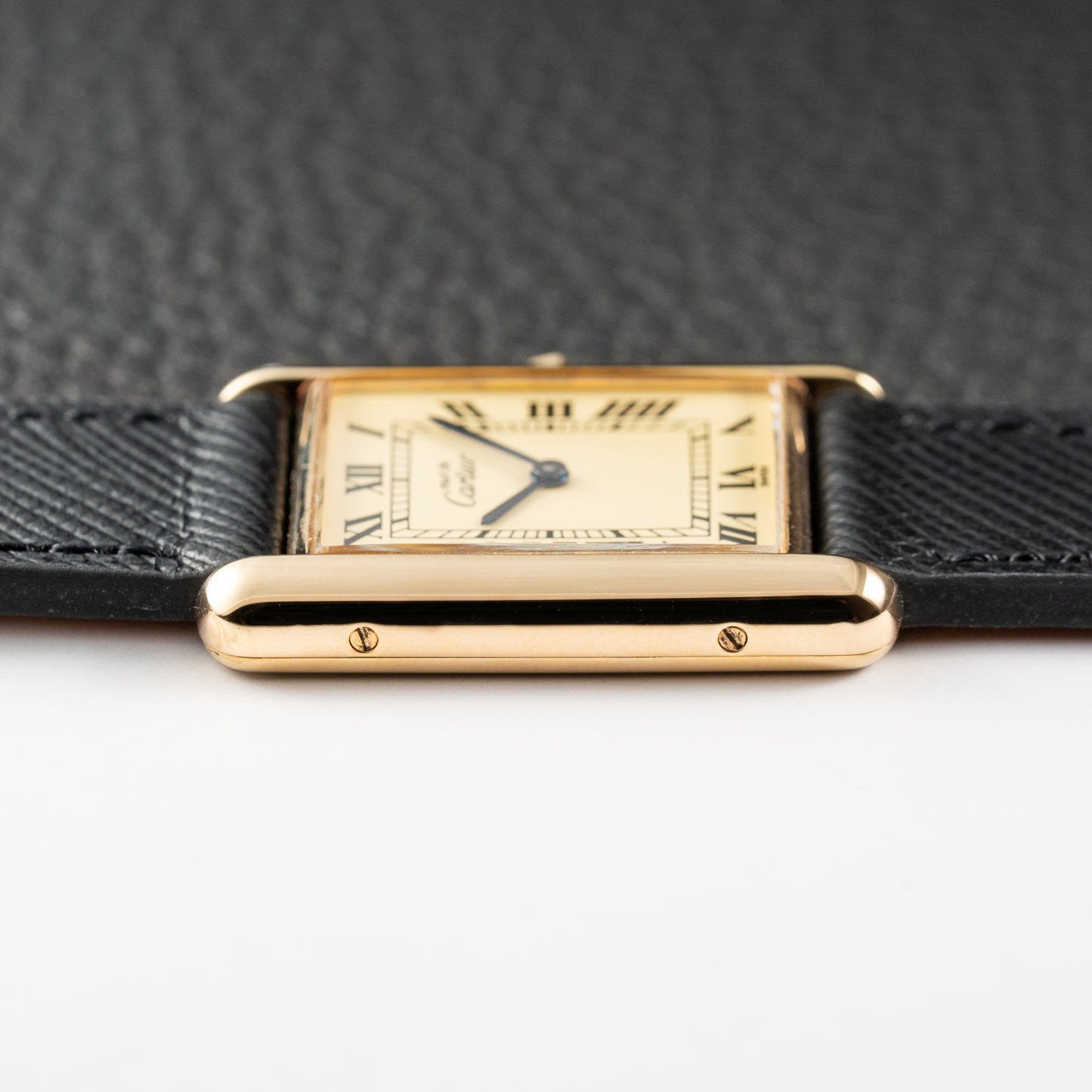 Cartier Must de Tank Vermeil Lemon Roman Dial Reference 6 81006 CARTIER SERVICED 2025