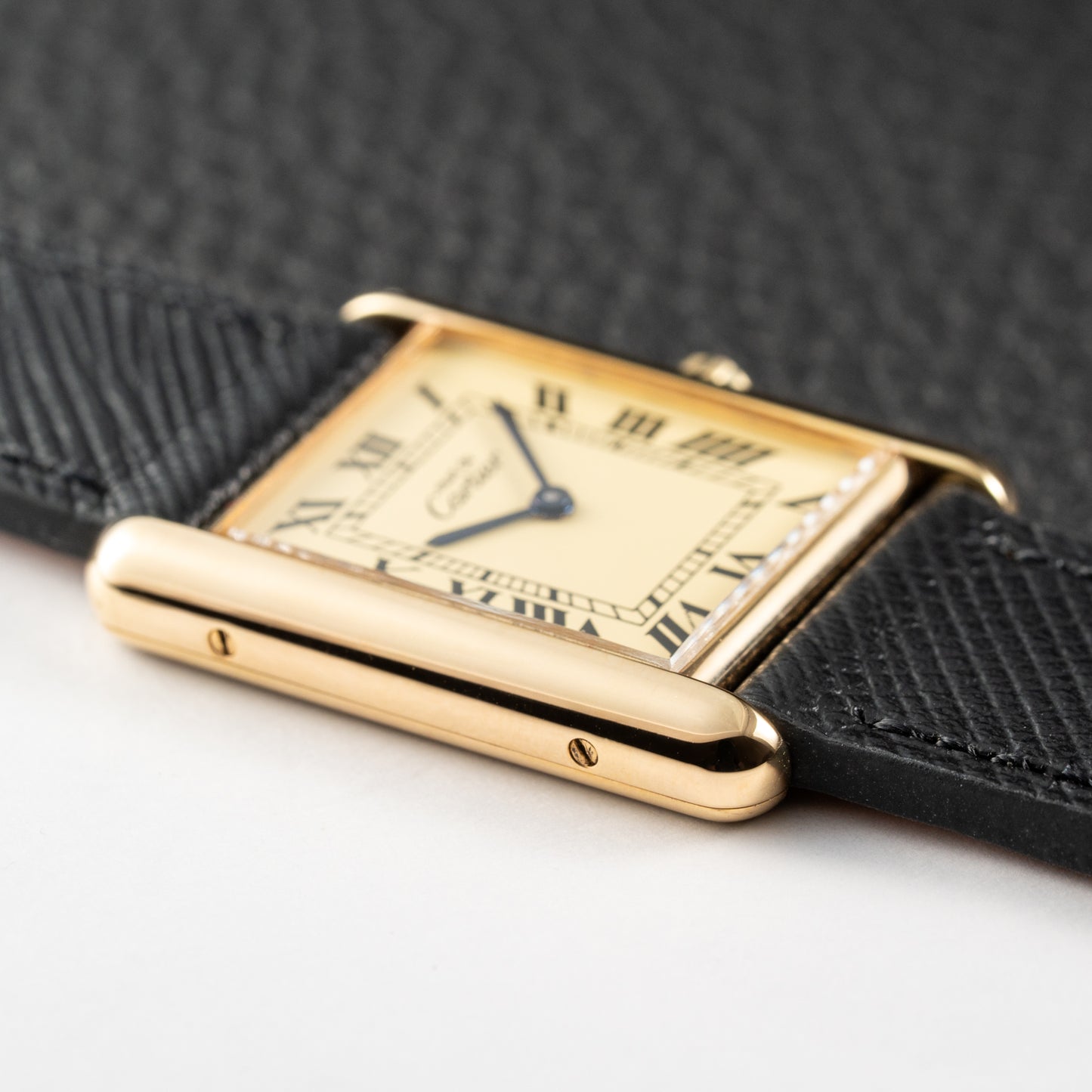 Cartier Must de Tank Vermeil Lemon Roman Dial Reference 6 81006 CARTIER SERVICED 2025