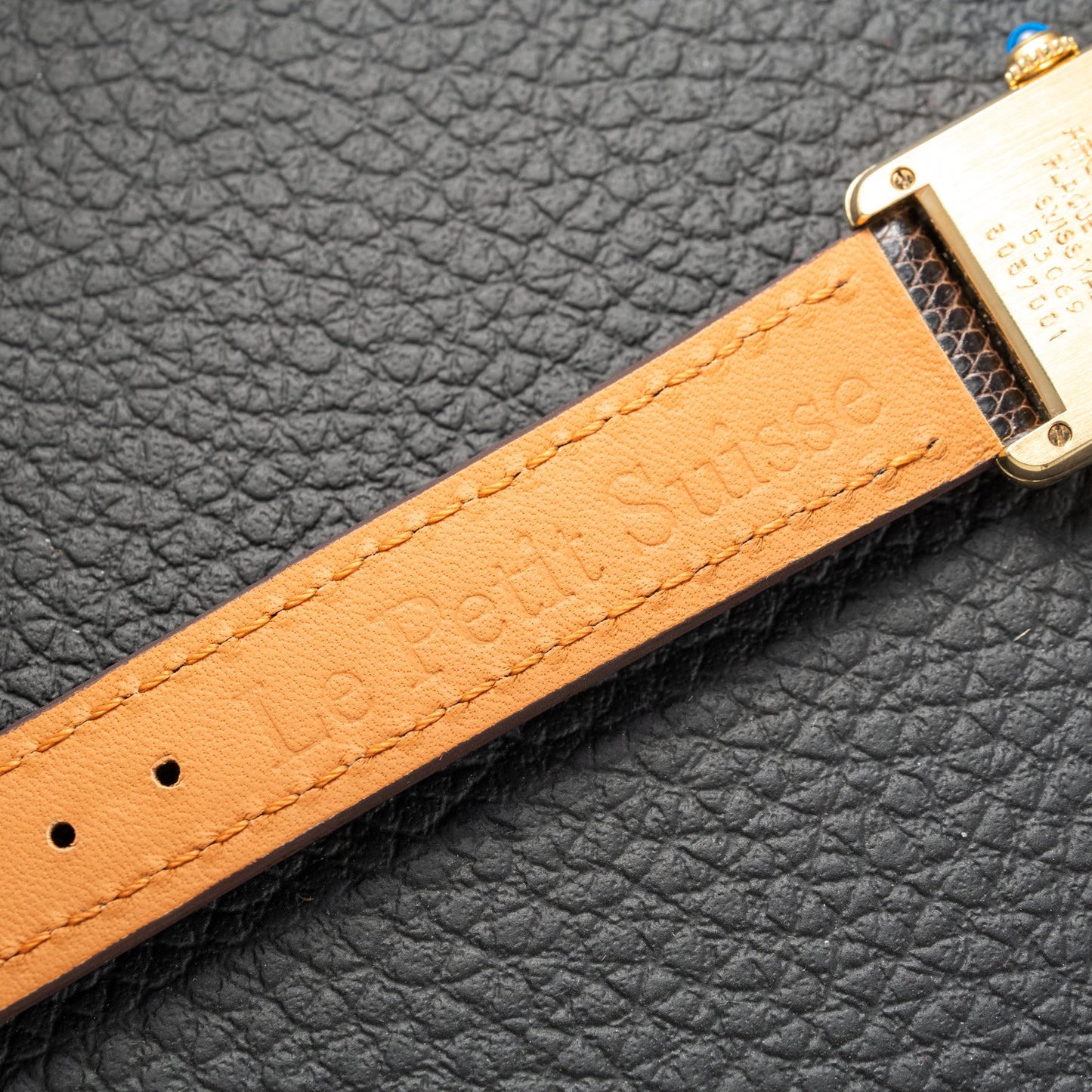 Cartier Tank Must de Lemon Roman Dial PM Vermeil Reference 5057001