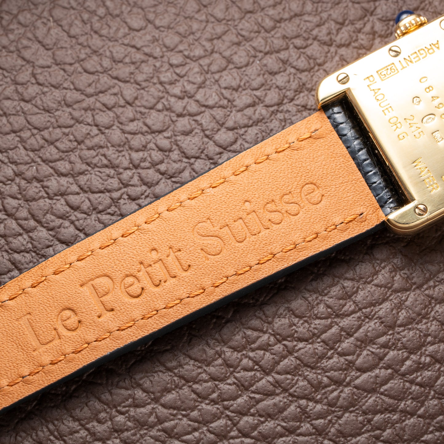 Cartier Tank Must de Roman Dial Vermeil Ref 2415