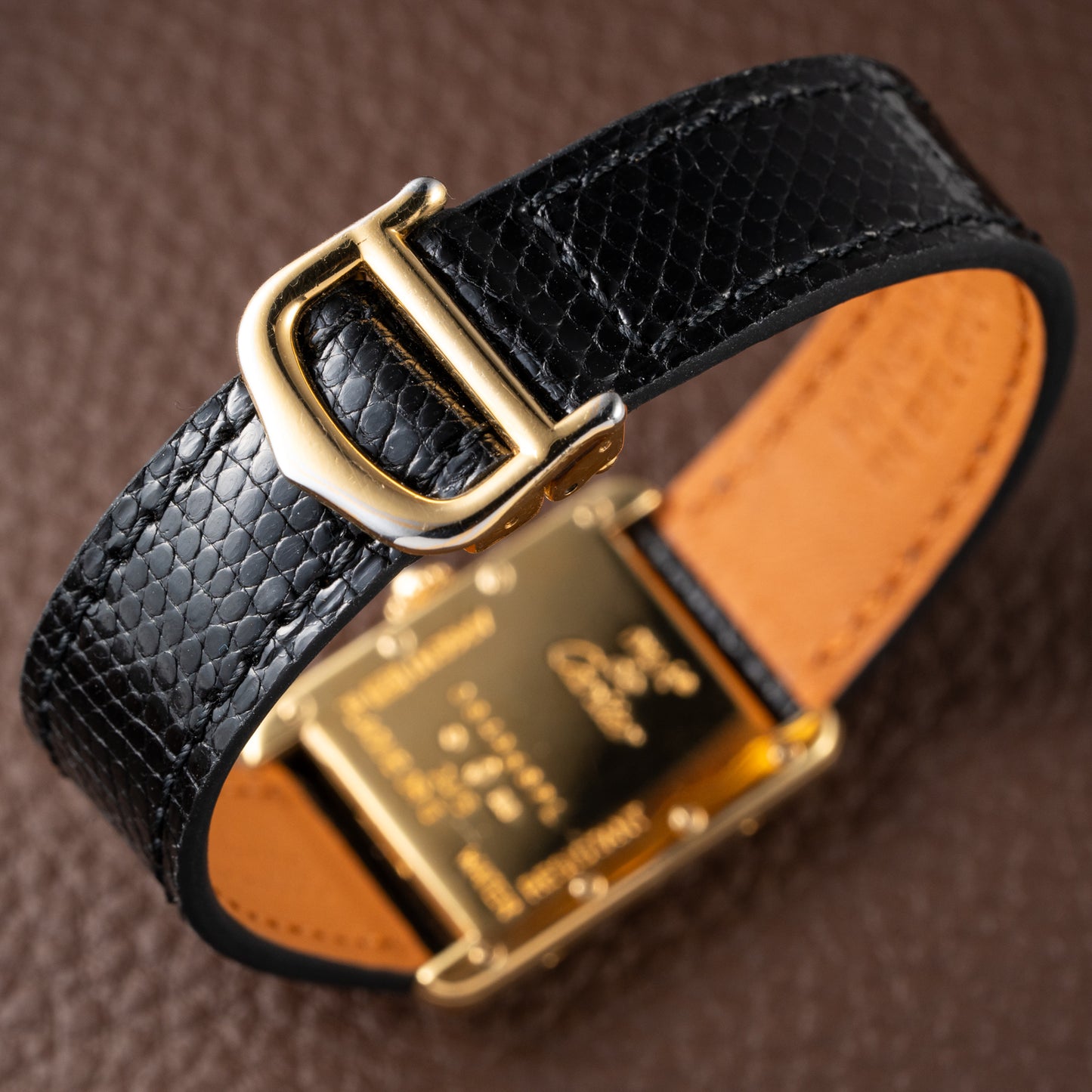 Cartier Tank Must de Roman Dial Vermeil Ref 2415