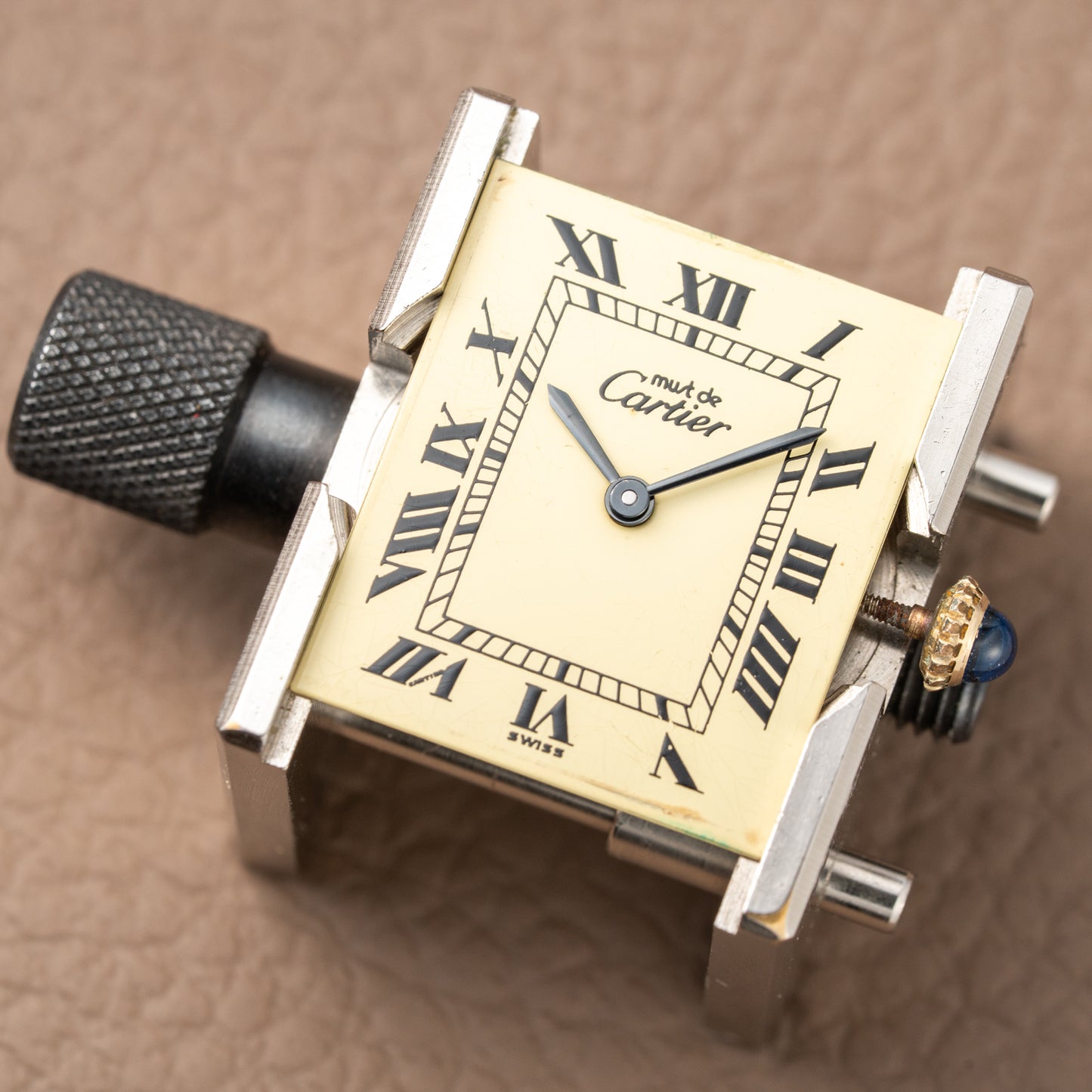 Cartier Must de Tank Vermeil Lemon Roman 1990s