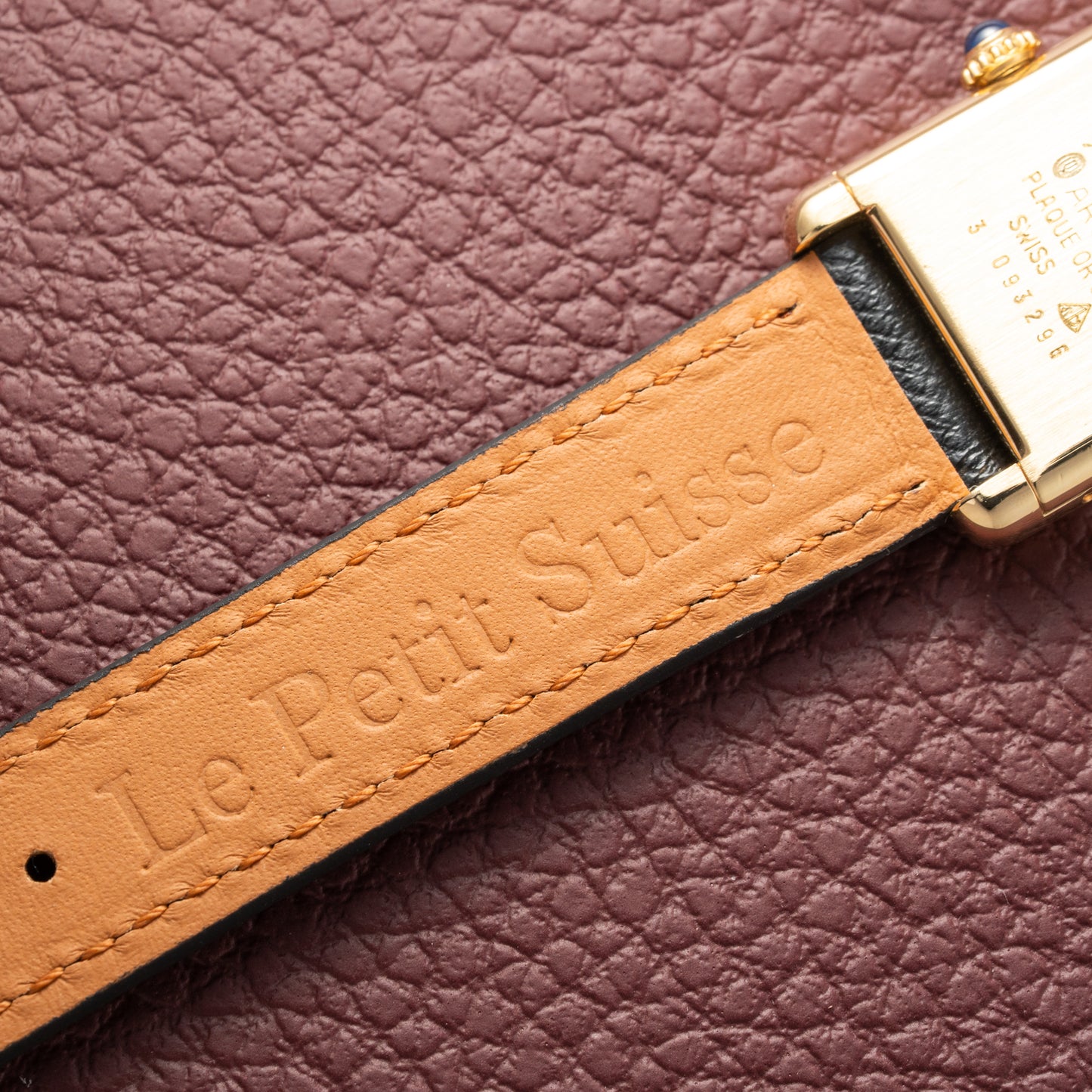 Cartier Tank Must de Vermeil Classic Roman Lemon Dial PM 1980s