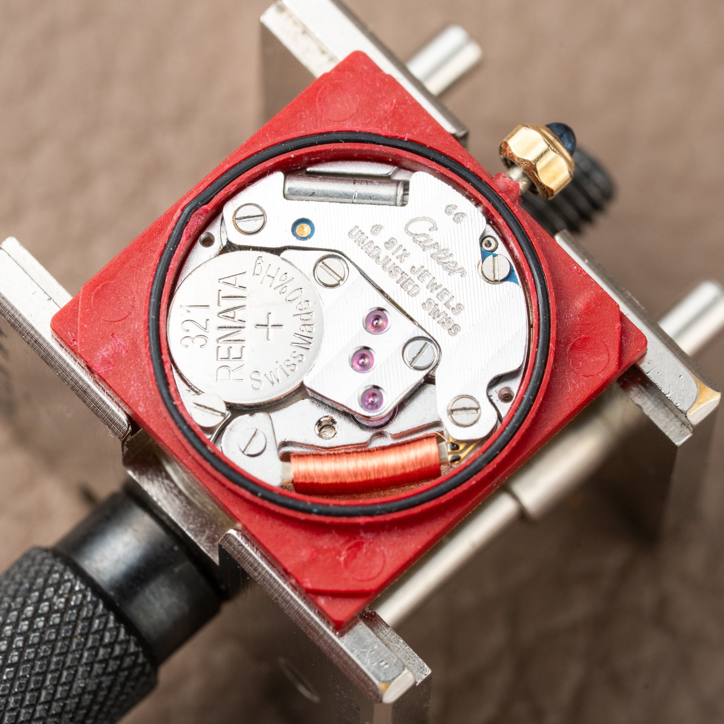 Cartier Must de Tank Vermeil Roman Full Set Ref. 3 66001 from 1986 !