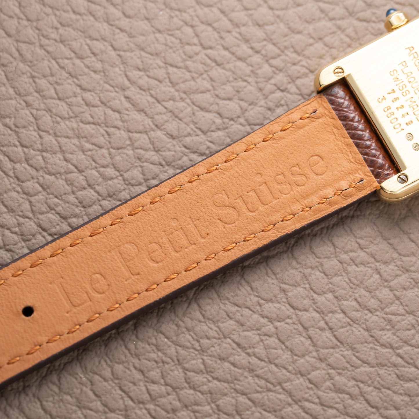 Cartier Must de Tank Vermeil Roman Full Set Ref. 3 66001 from 1986 !
