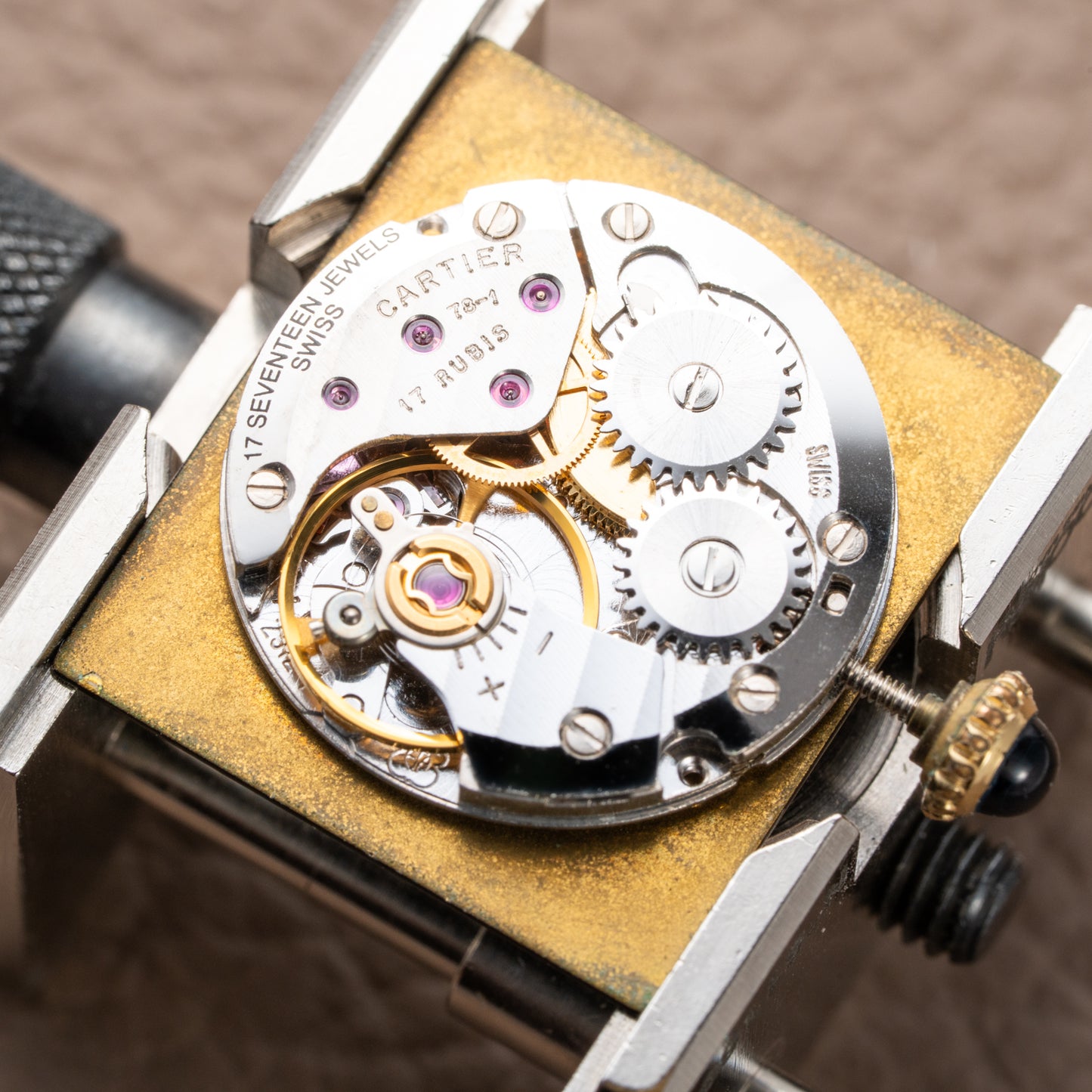 Cartier Tank Must de Vermeil Black 'Onyx' Dial GM from 1990s