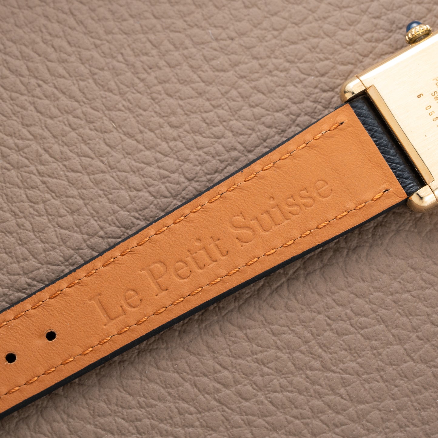 Cartier Tank Must de Vermeil Black 'Onyx' Dial GM from 1990s