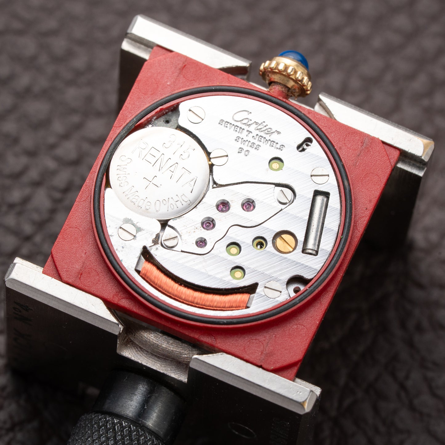 Cartier Tank Must de Breguet Numerals Dial Vermeil Ref 590005 From 1990s