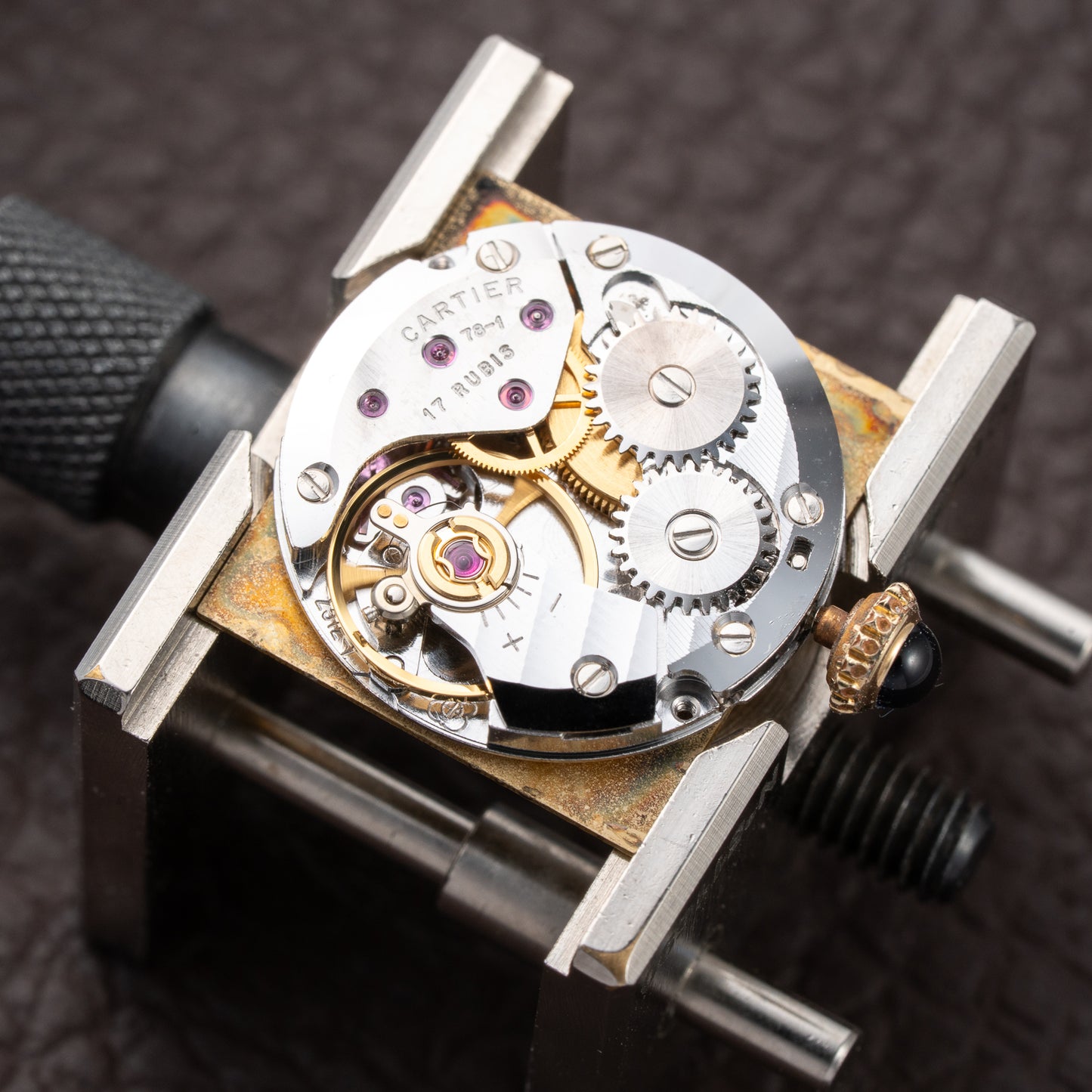 Cartier Tank Must de Vermeil "Discor" Dial PM from 1980s