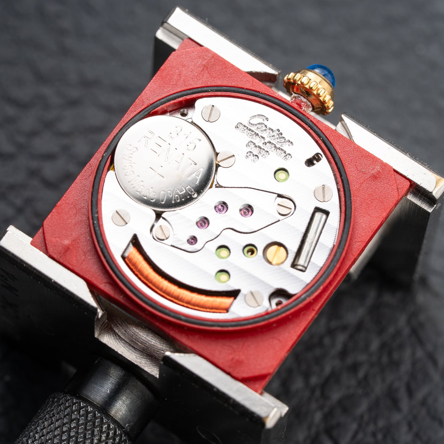 Cartier Tank Must de Rare Breguet Numerals Dial Vermeil Ref 590005 From 1990s