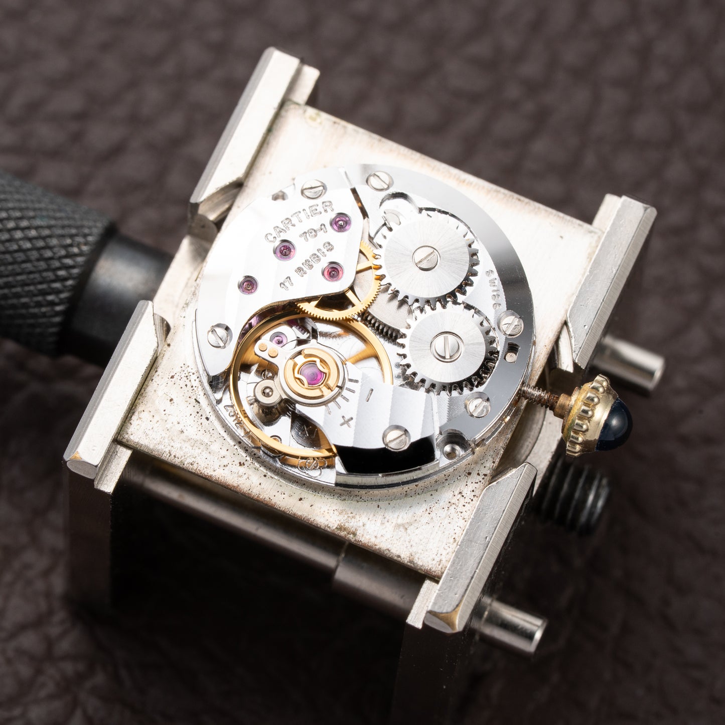 Cartier Tank Must de Vermeil Lemon Champagne Dial GM from 1990s