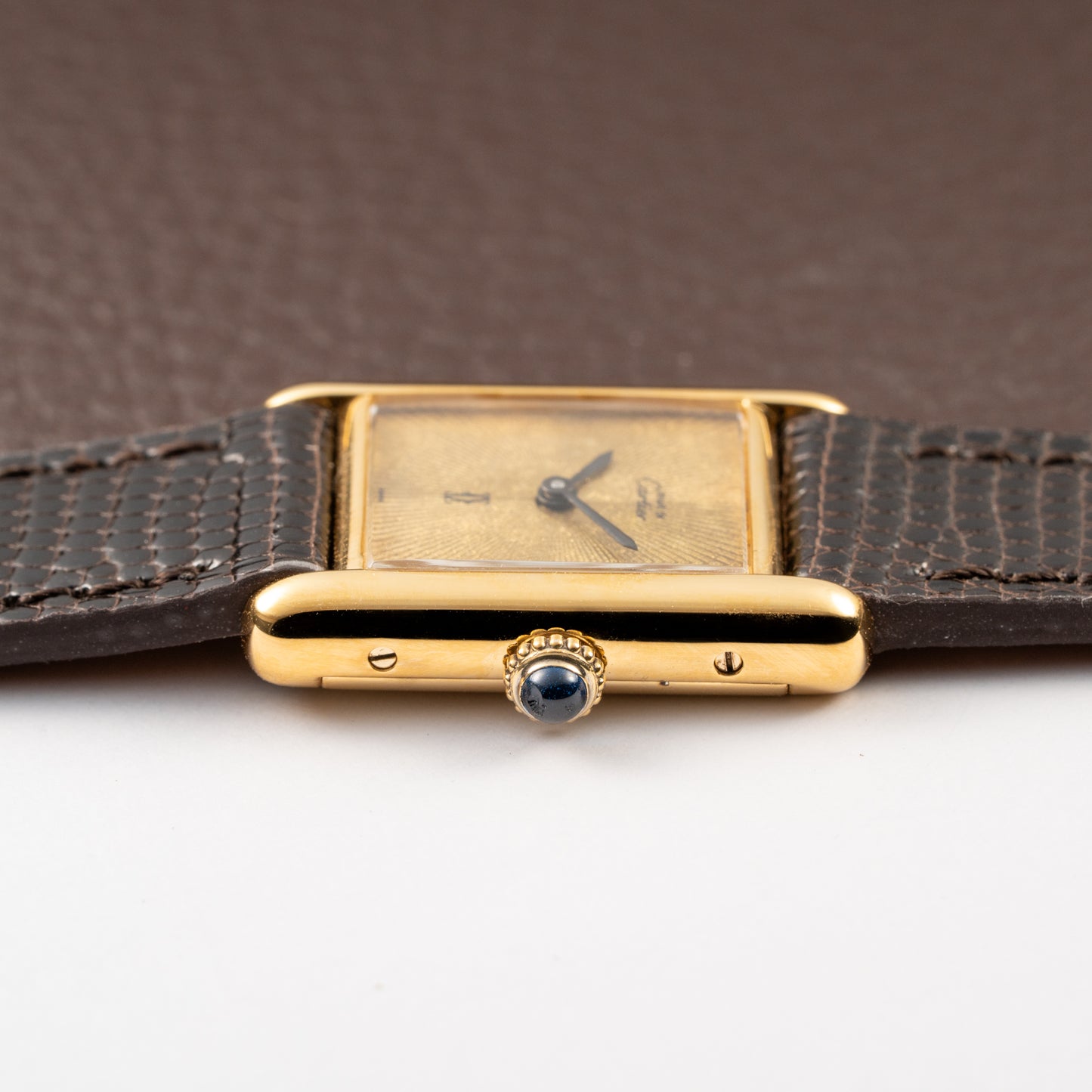 Cartier Tank Must de Vermeil "Discor" Dial PM from 1980s