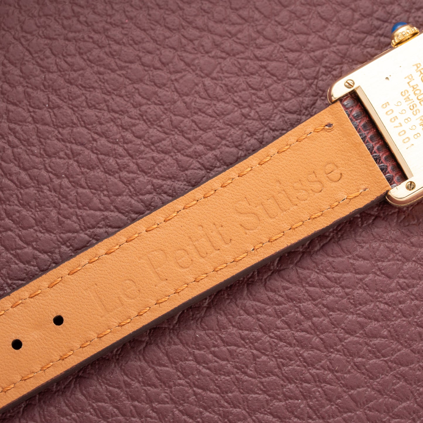 Cartier Tank Must de Vermeil White Tricolor Dial PM Ref 5057001 Full Set from 1993