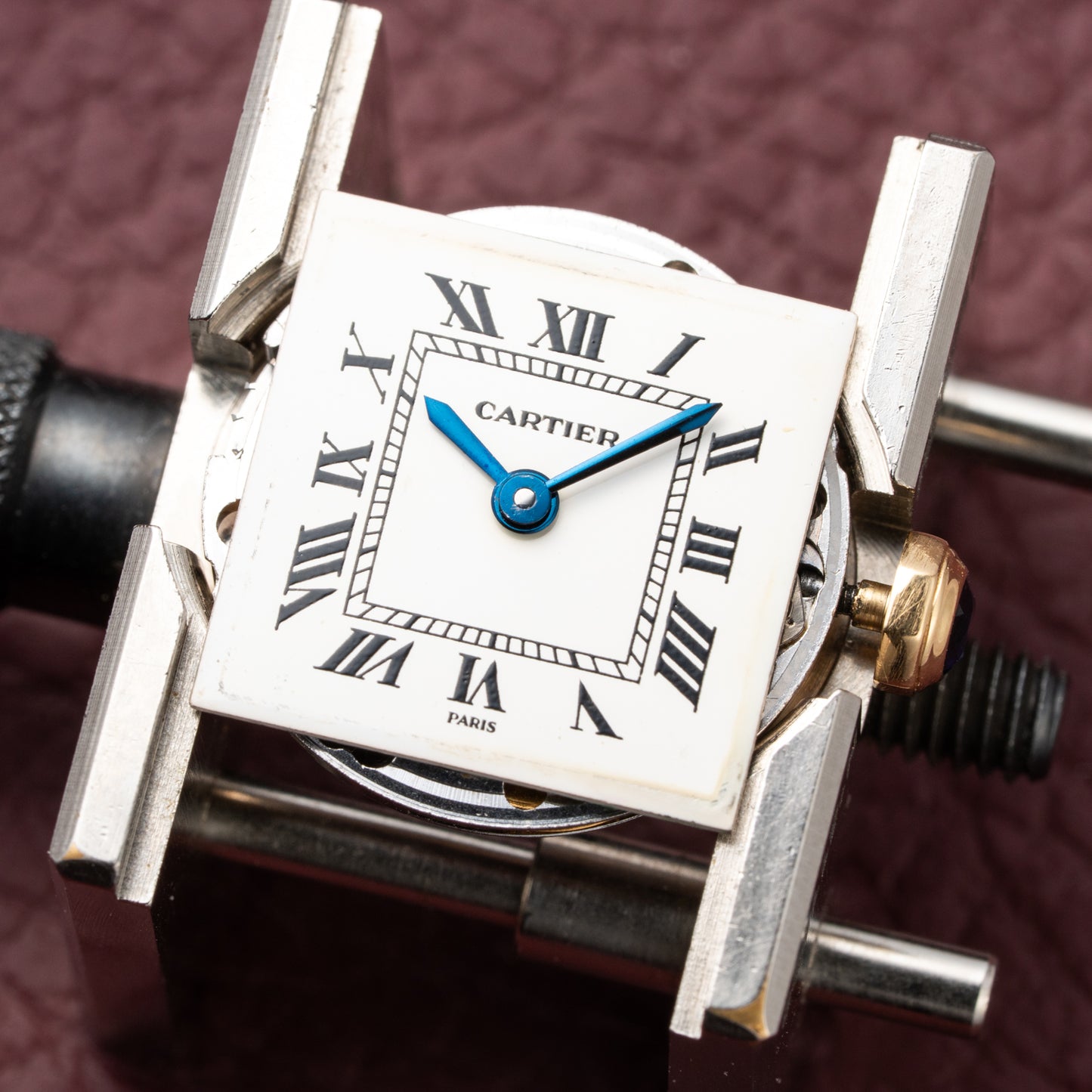 Cartier Tank Normale Paris Dial Ref. 78093 in 18K Yellow Gold PM from 1970s