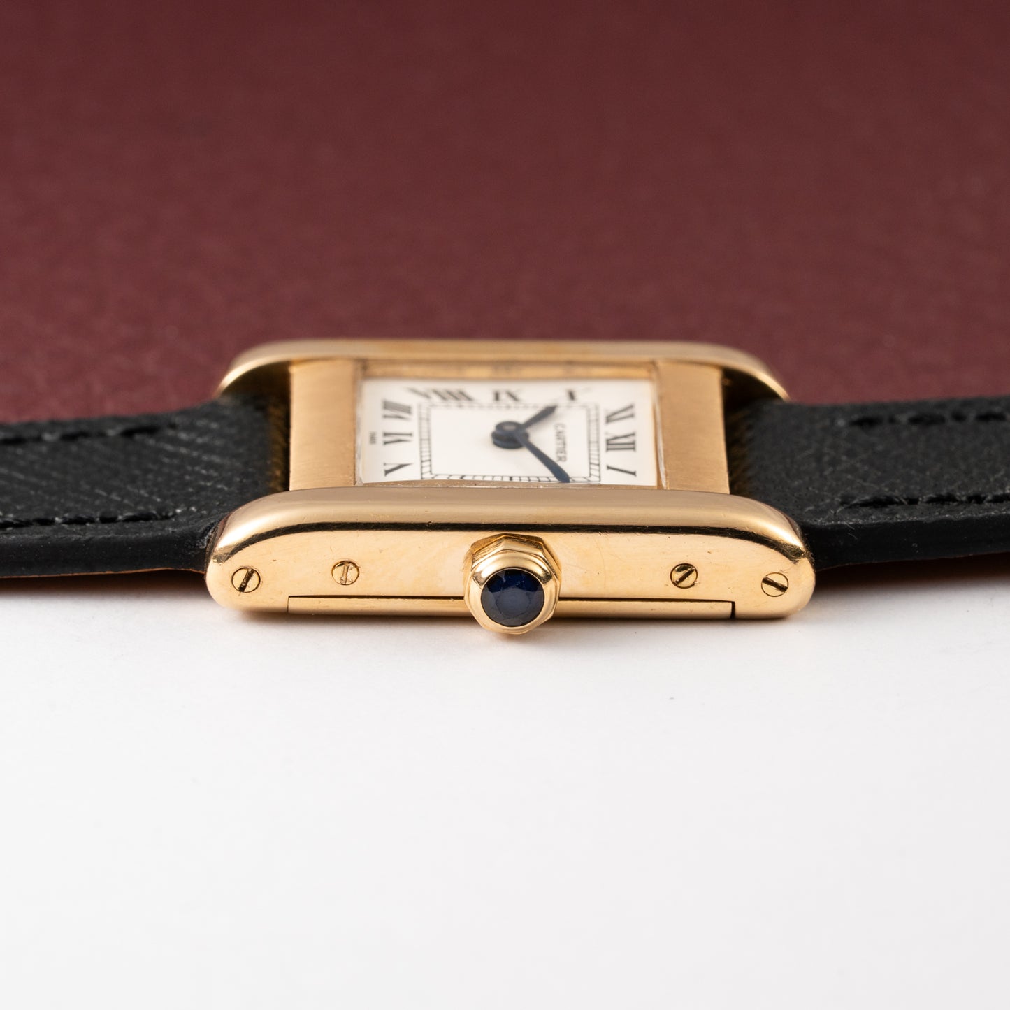 Cartier Tank Normale Paris Dial Ref. 78093 in 18K Yellow Gold PM from 1970s
