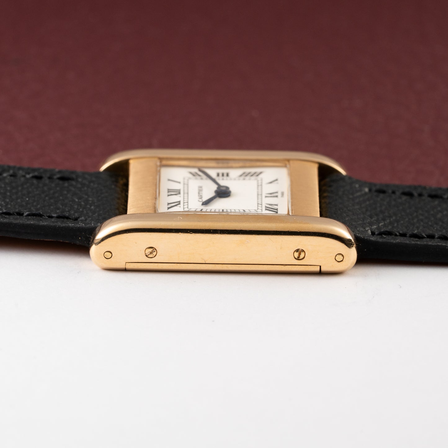 Cartier Tank Normale Paris Dial Ref. 78093 in 18K Yellow Gold PM from 1970s
