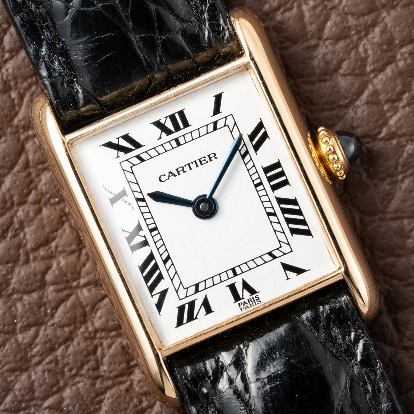 Cartier Tank Louis Mini PM Paris Dial Ref 67117 from 1970s