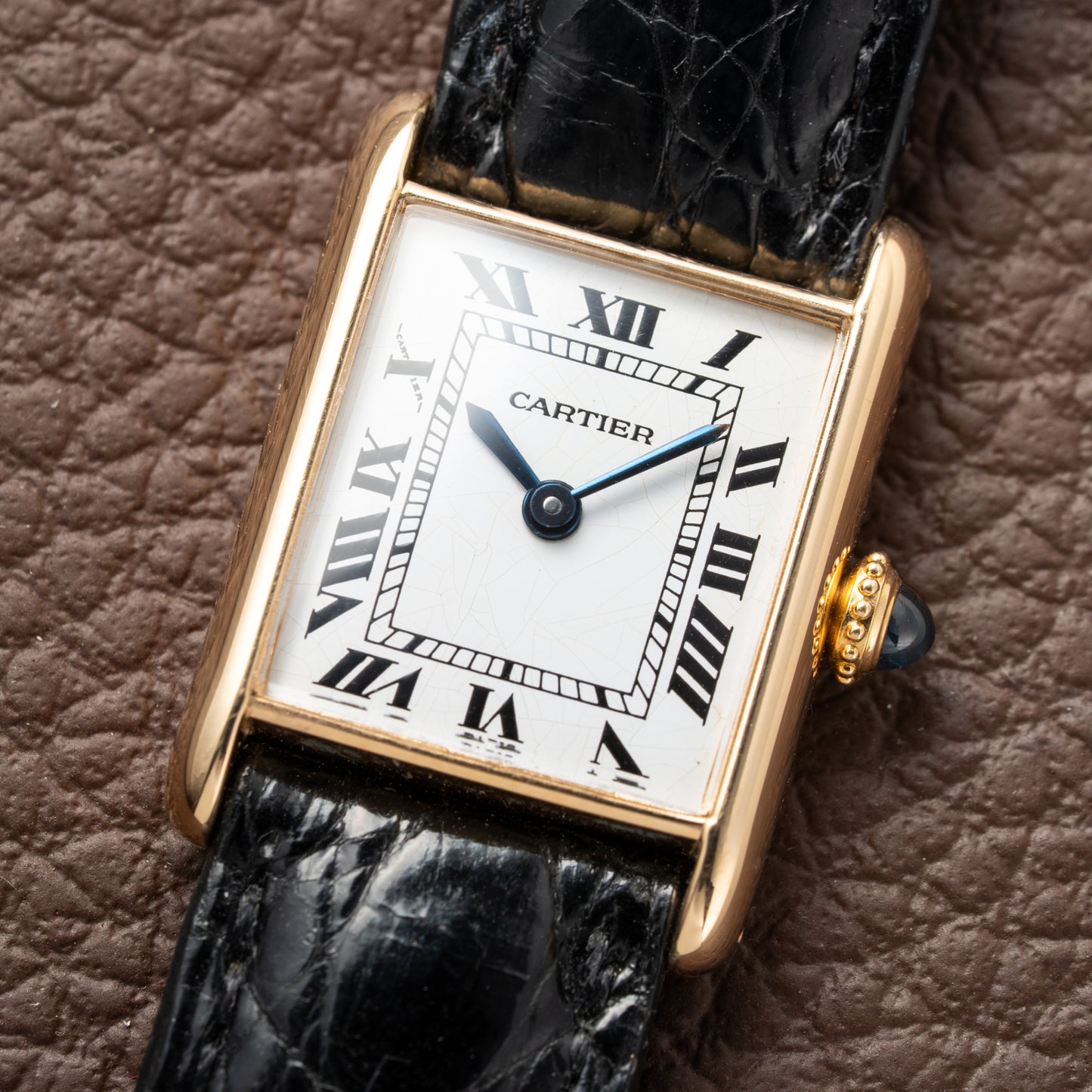 Cartier Tank Louis Mini PM Paris Dial Ref 67117 from 1970s