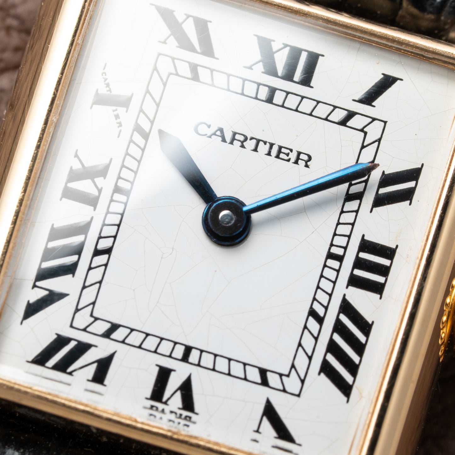 Cartier Tank Louis Mini PM Paris Dial Ref 67117 from 1970s