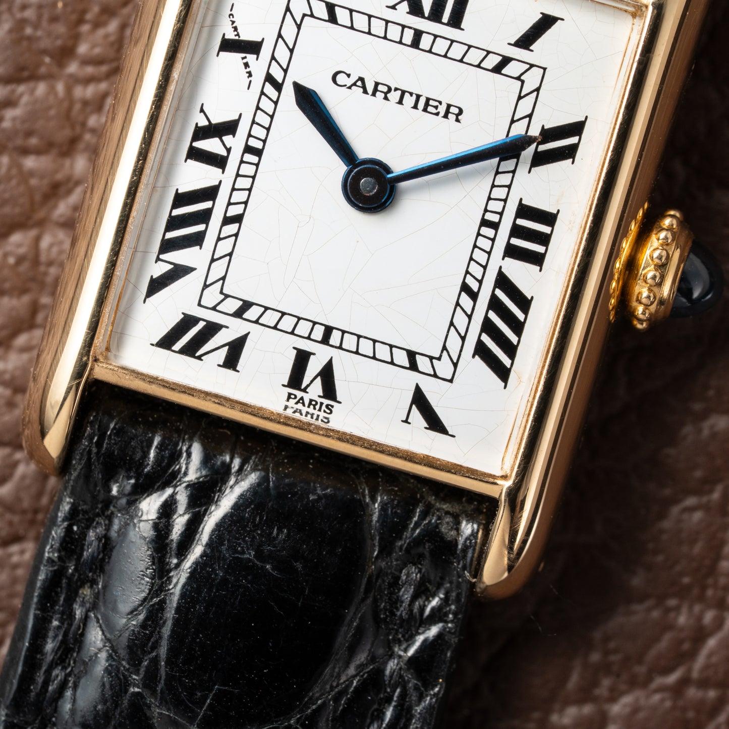 Cartier Tank Louis Mini PM Paris Dial Ref 67117 from 1970s