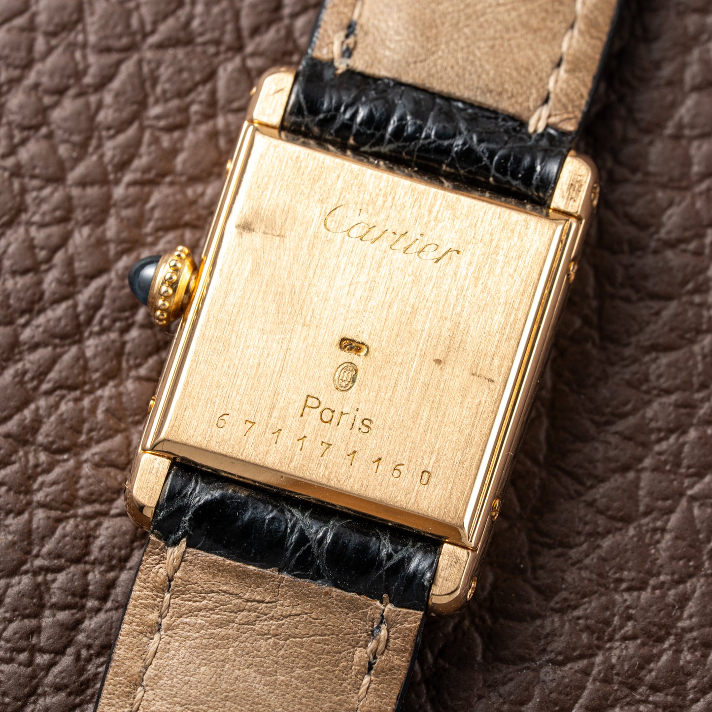 Cartier Tank Louis Mini PM Paris Dial Ref 67117 from 1970s