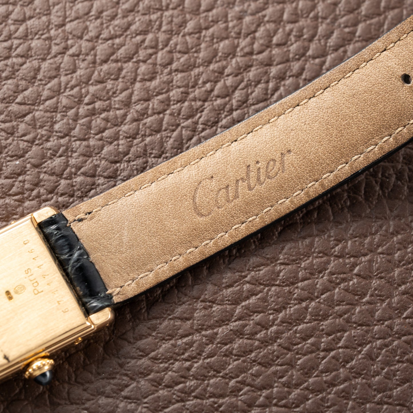 Cartier Tank Louis Mini PM Paris Dial Ref 67117 from 1970s