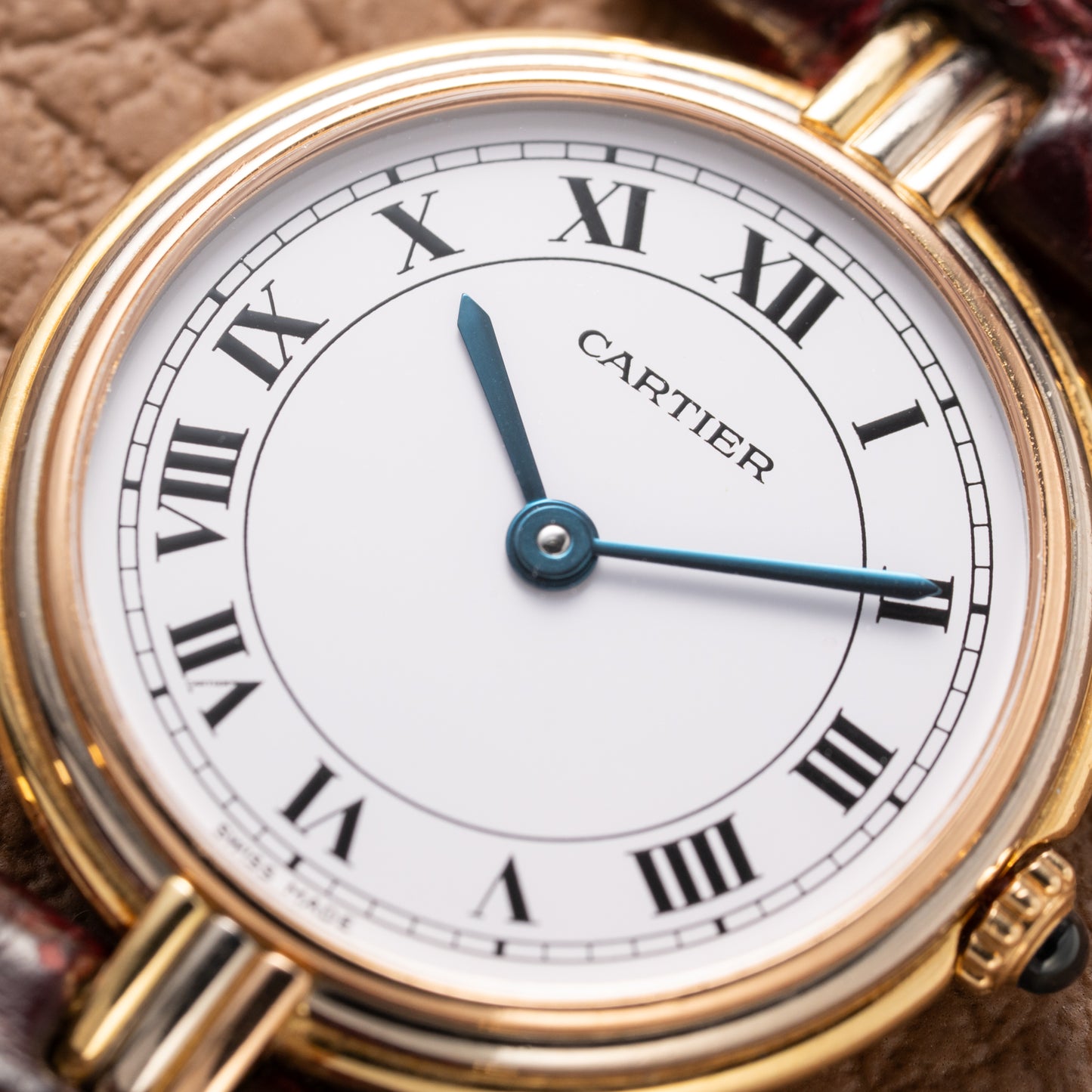 Cartier Vendôme Louis Trinity 18K 3 Ors PM Ref. 81004 from 1980s