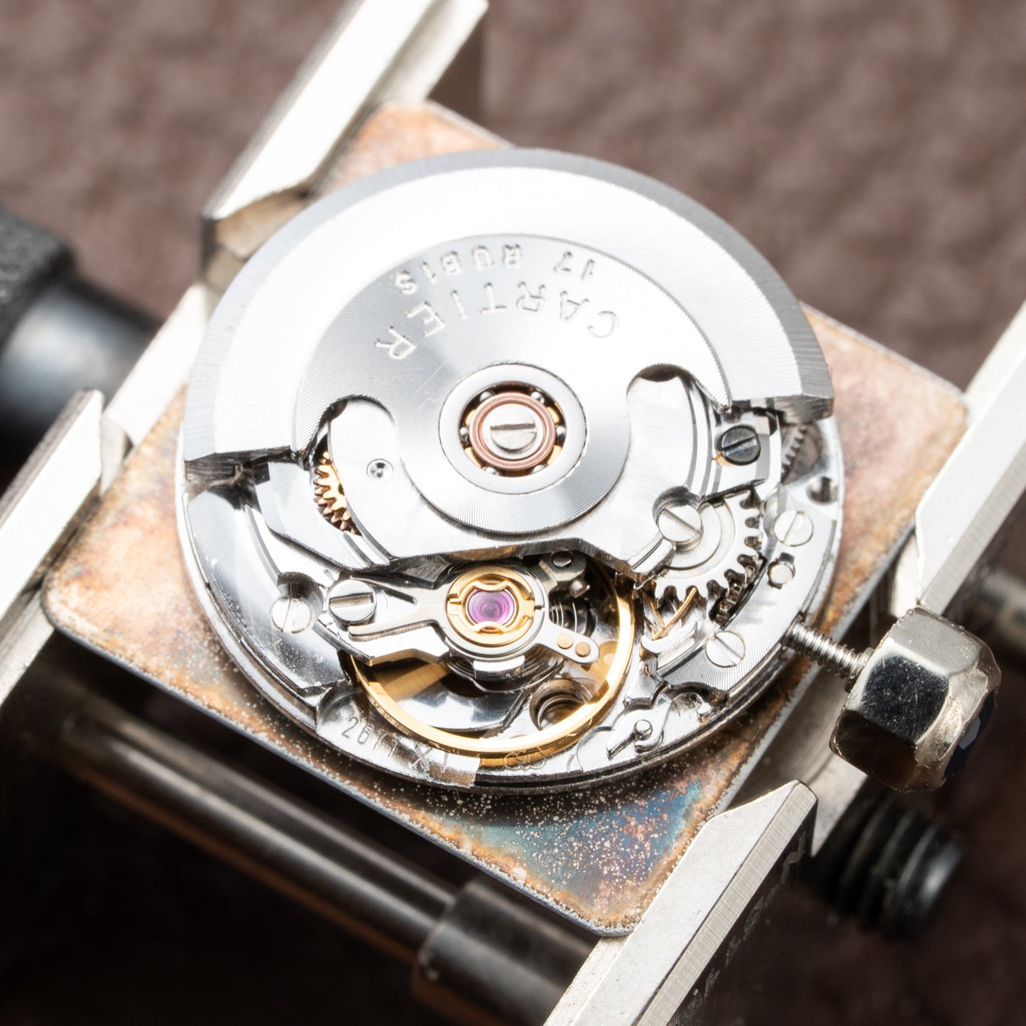 Cartier Santos Carrée Automatic Ref 2960 Full Set from 1985